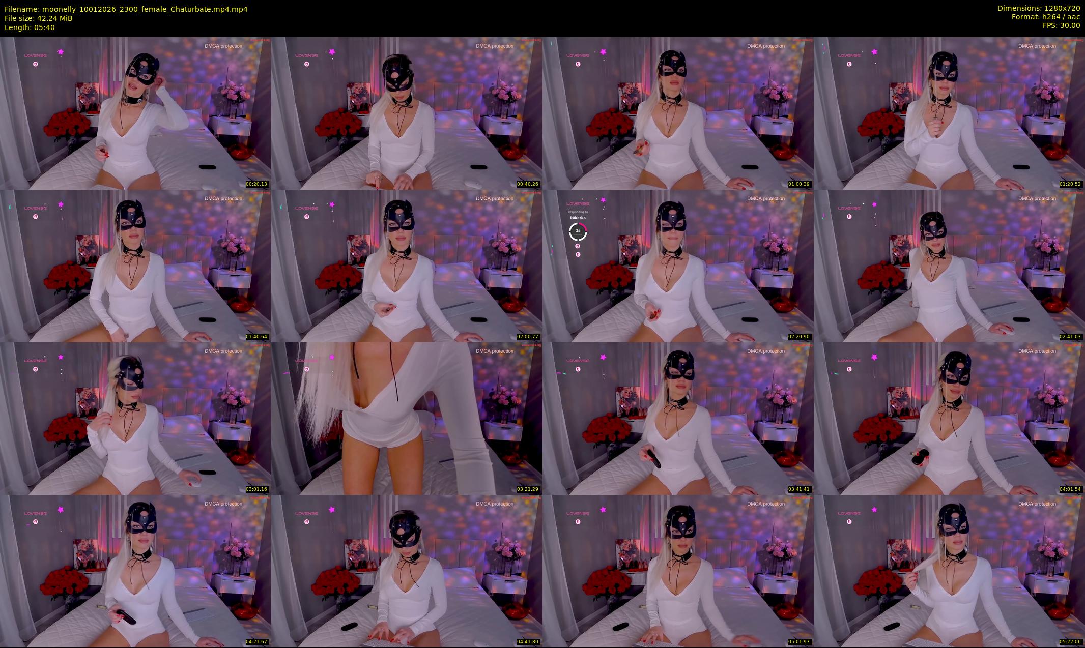 moonelly — 6 minute Chaturbate female cam show recording, 720p, Jan 10, 2026