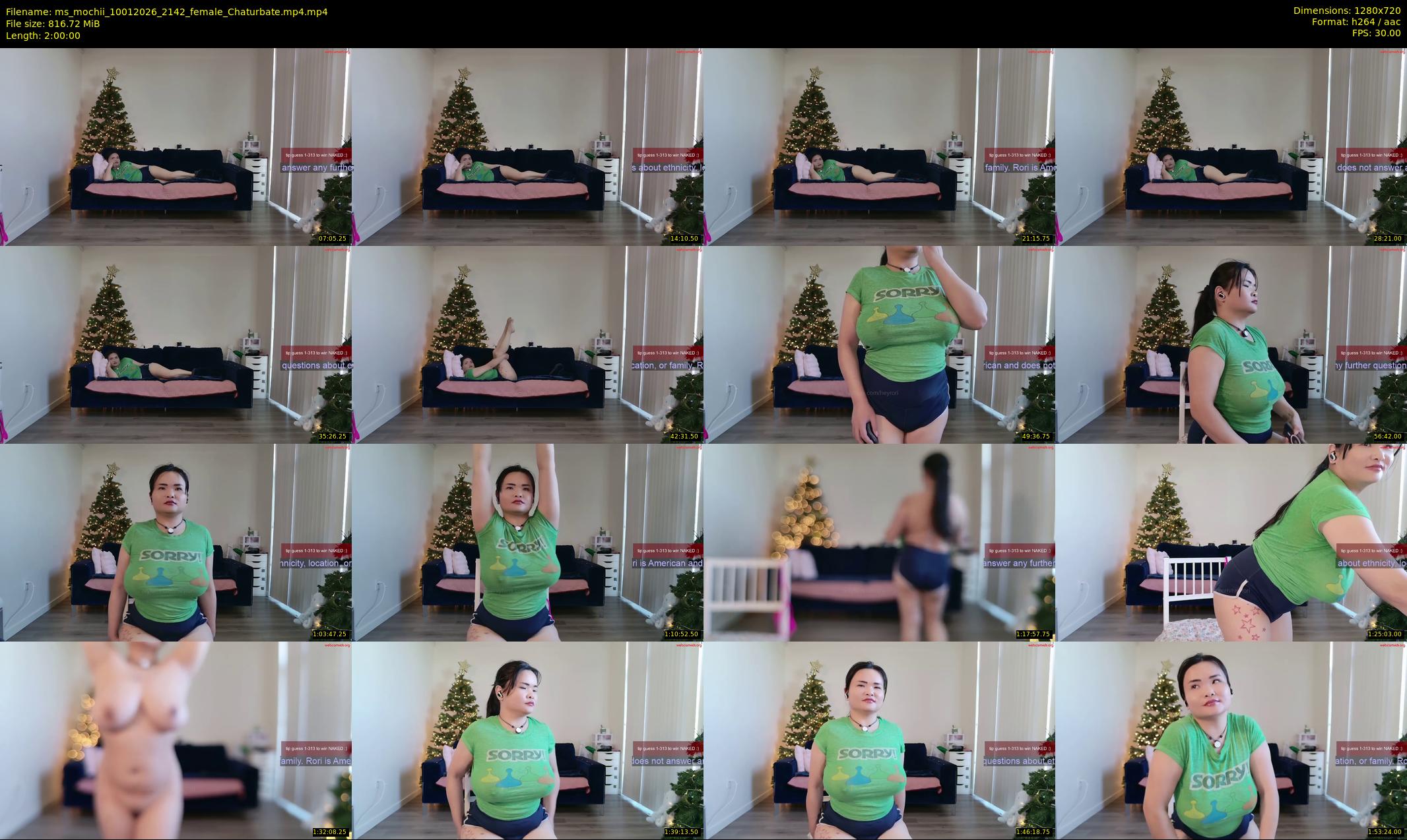 ms_mochii — 120 minute Chaturbate female cam show recording, 720p, Jan 10, 2026