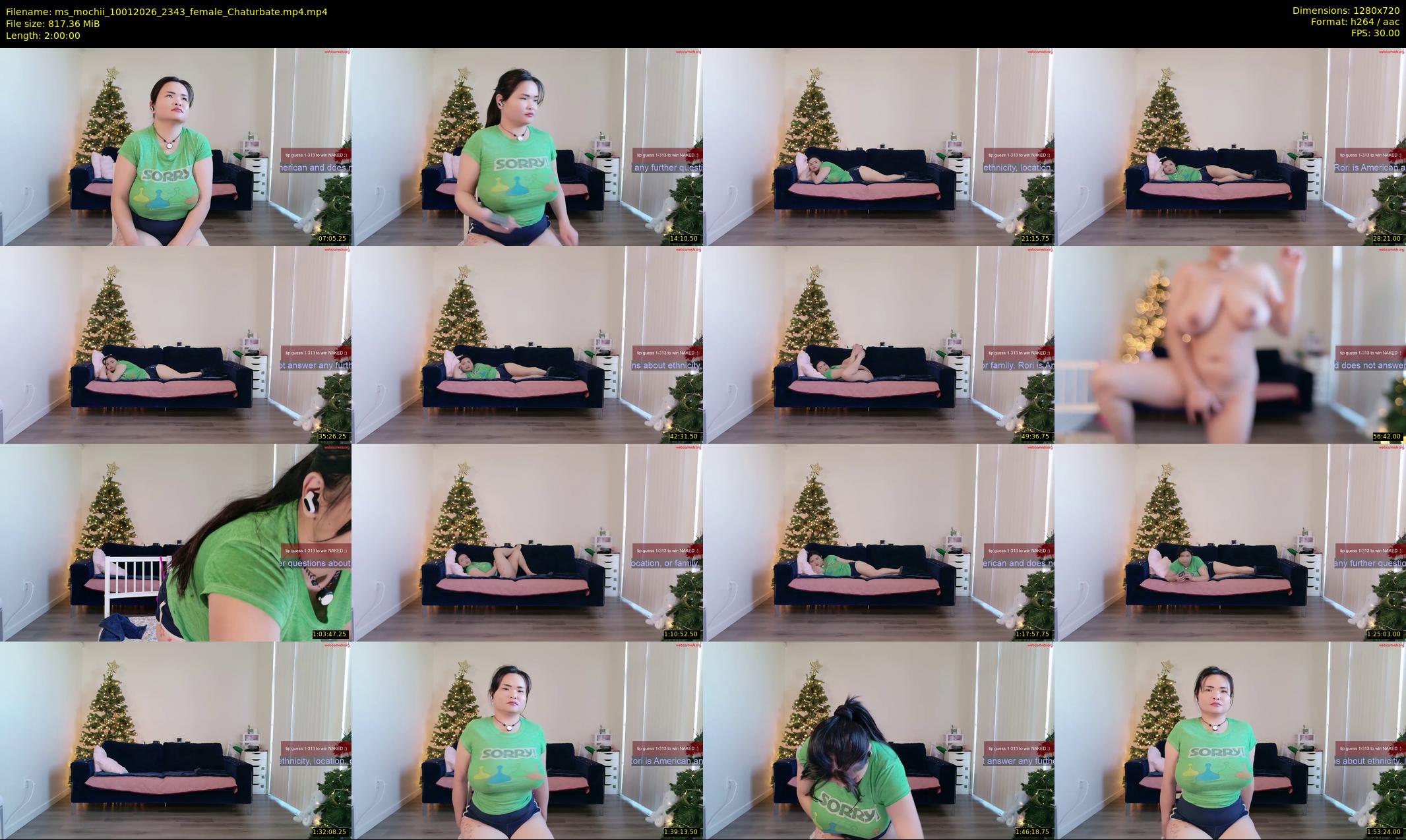 ms_mochii — 120 minute Chaturbate female cam show recording, 720p, Jan 10, 2026