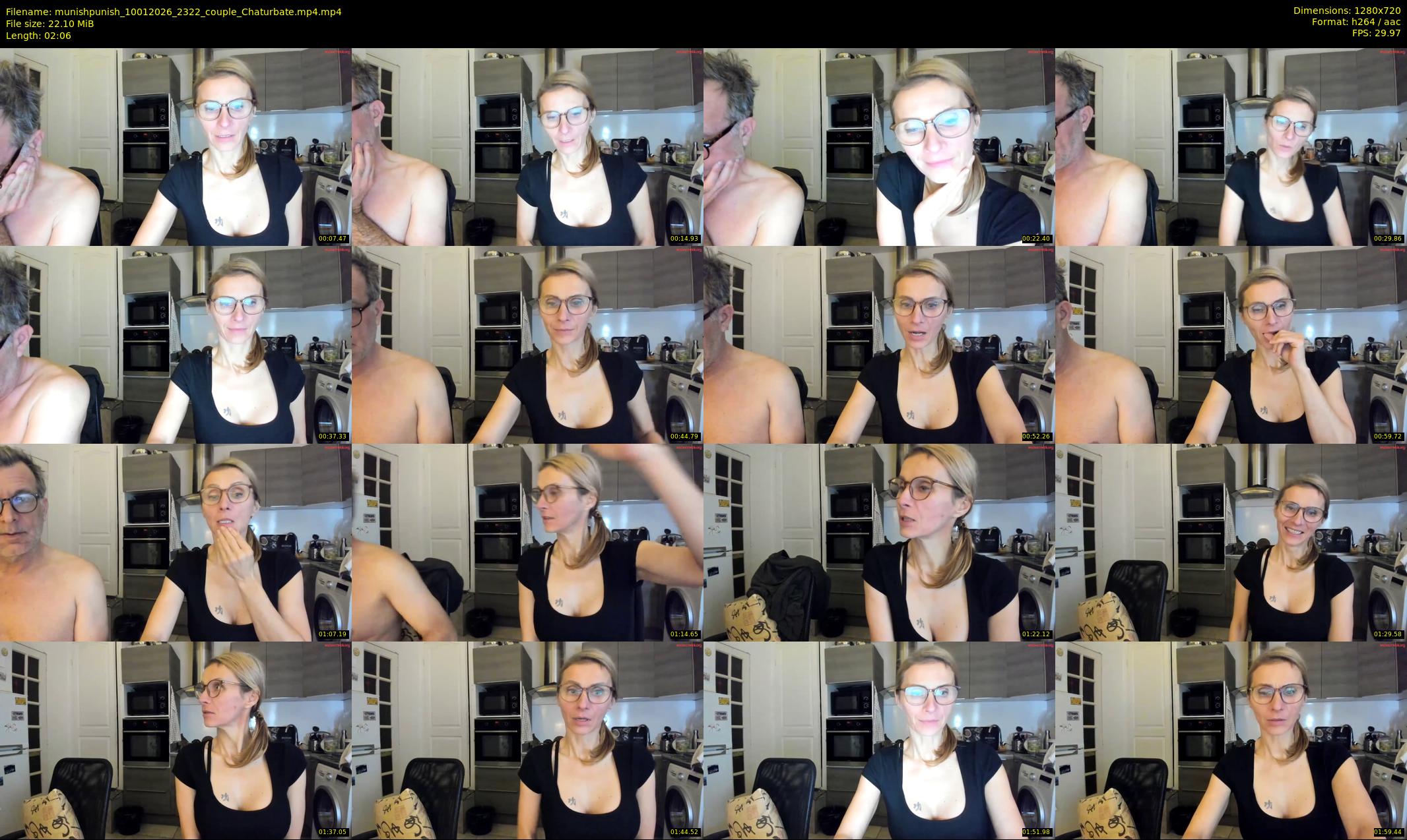 munishpunish — 3 minute Chaturbate couple cam show recording, 720p, Jan 10, 2026