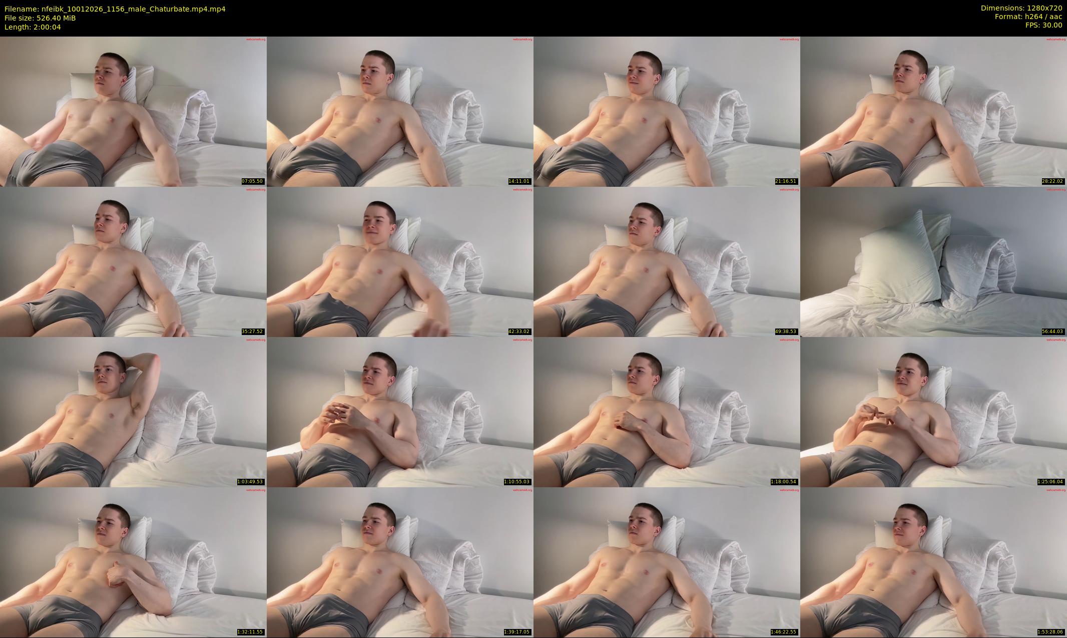 nfeibk — 121 minute Chaturbate male cam show recording, 720p, Jan 10, 2026