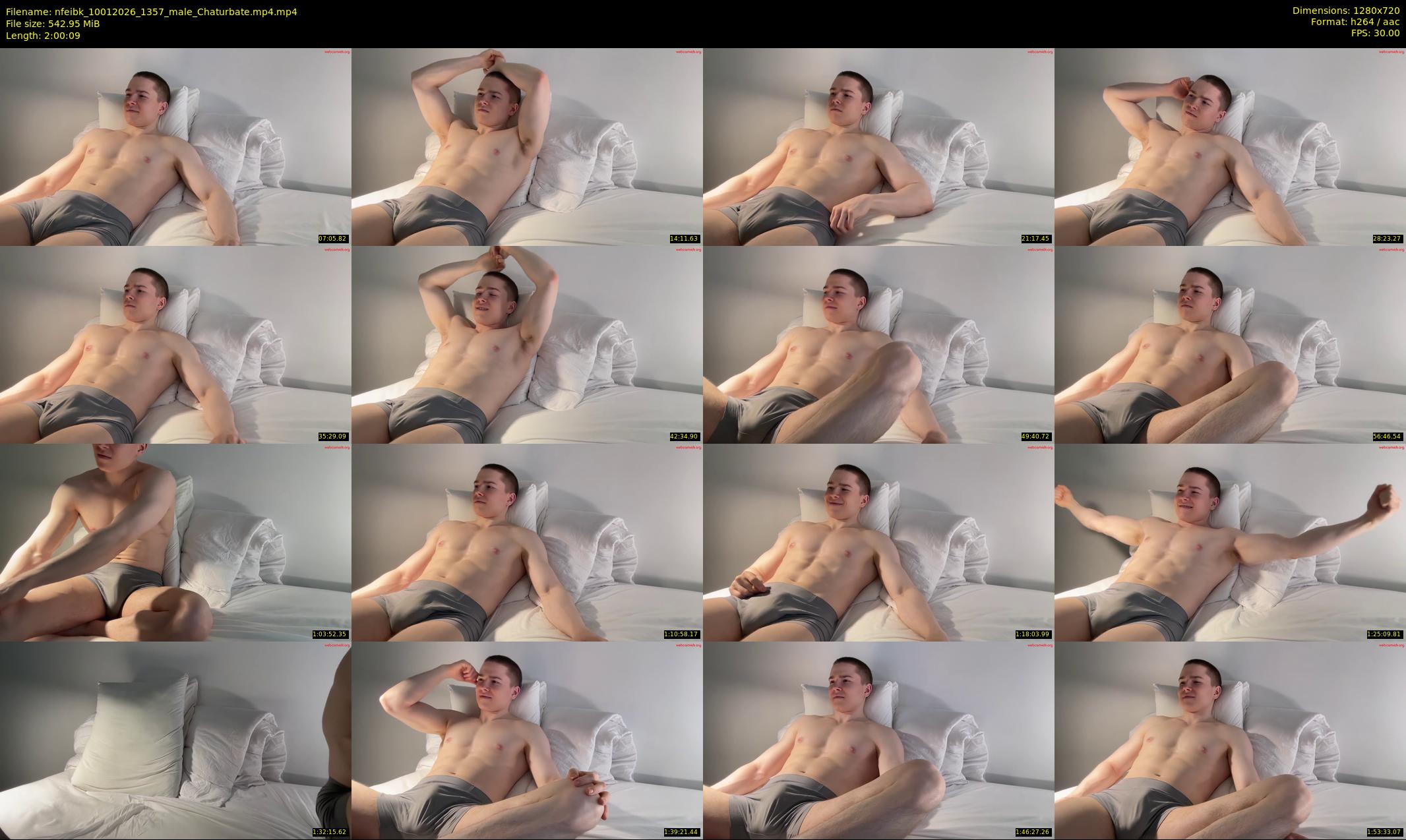 nfeibk — 121 minute Chaturbate male cam show recording, 720p, Jan 10, 2026