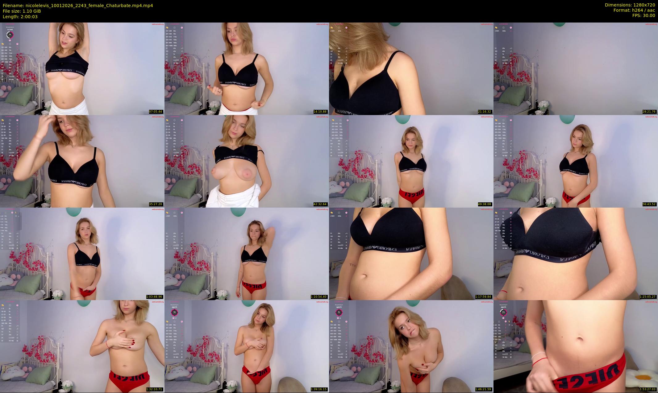 nicolelevis — 121 minute Chaturbate female cam show recording, 720p, Jan 10, 2026
