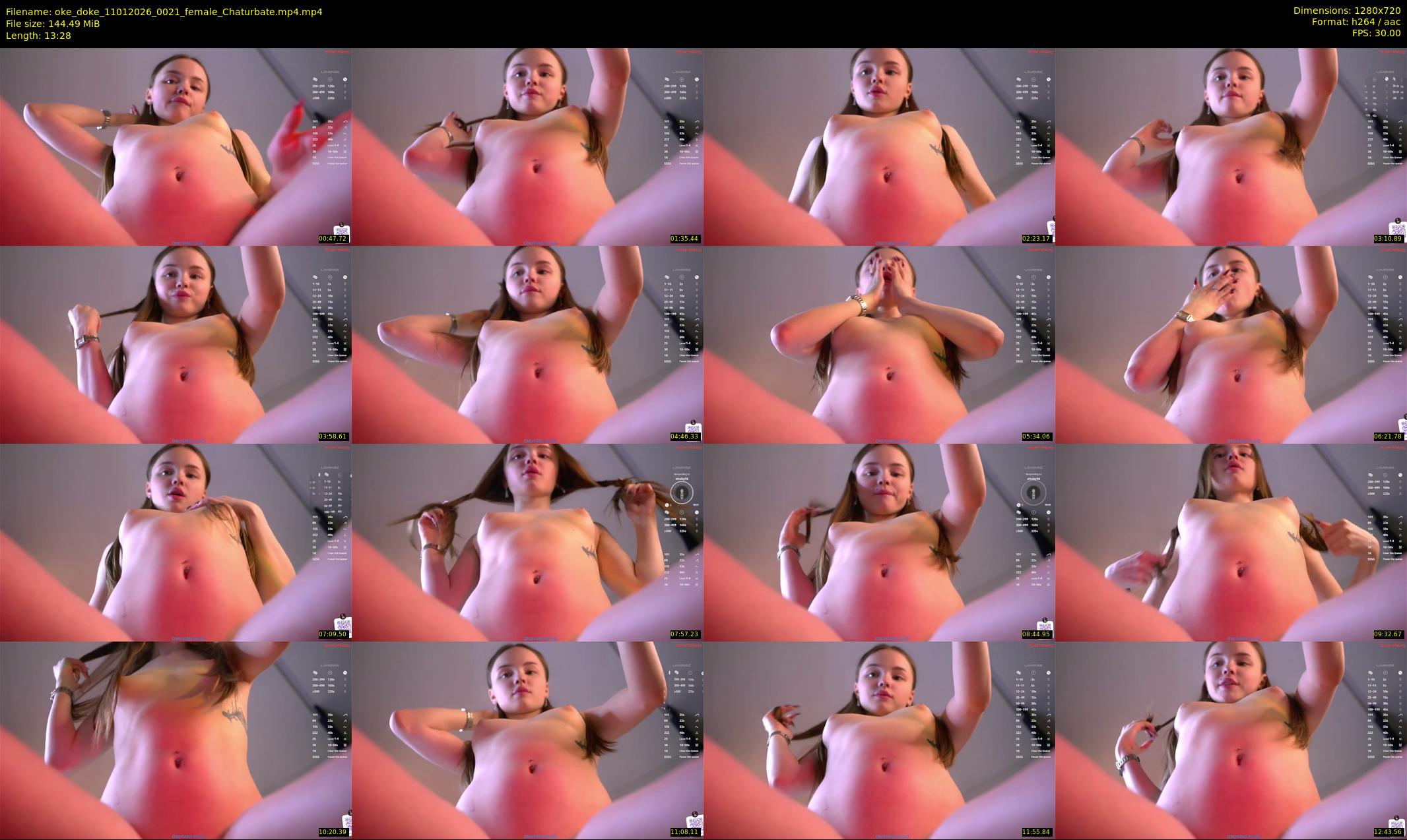 oke_doke — 14 minute Chaturbate female cam show recording, 720p, Jan 11, 2026