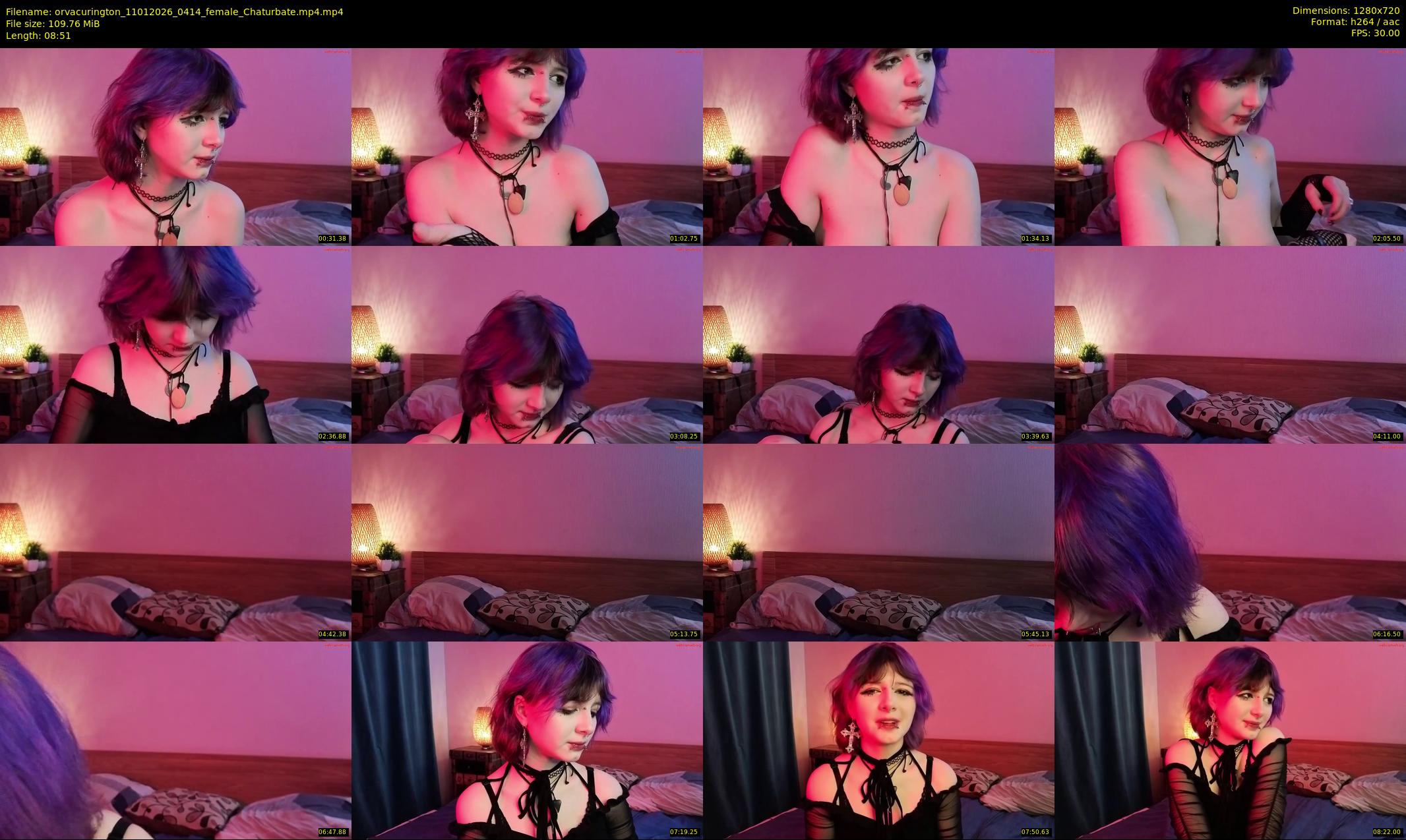 orvacurington — 9 minute Chaturbate female cam show recording, 720p, Jan 11, 2026