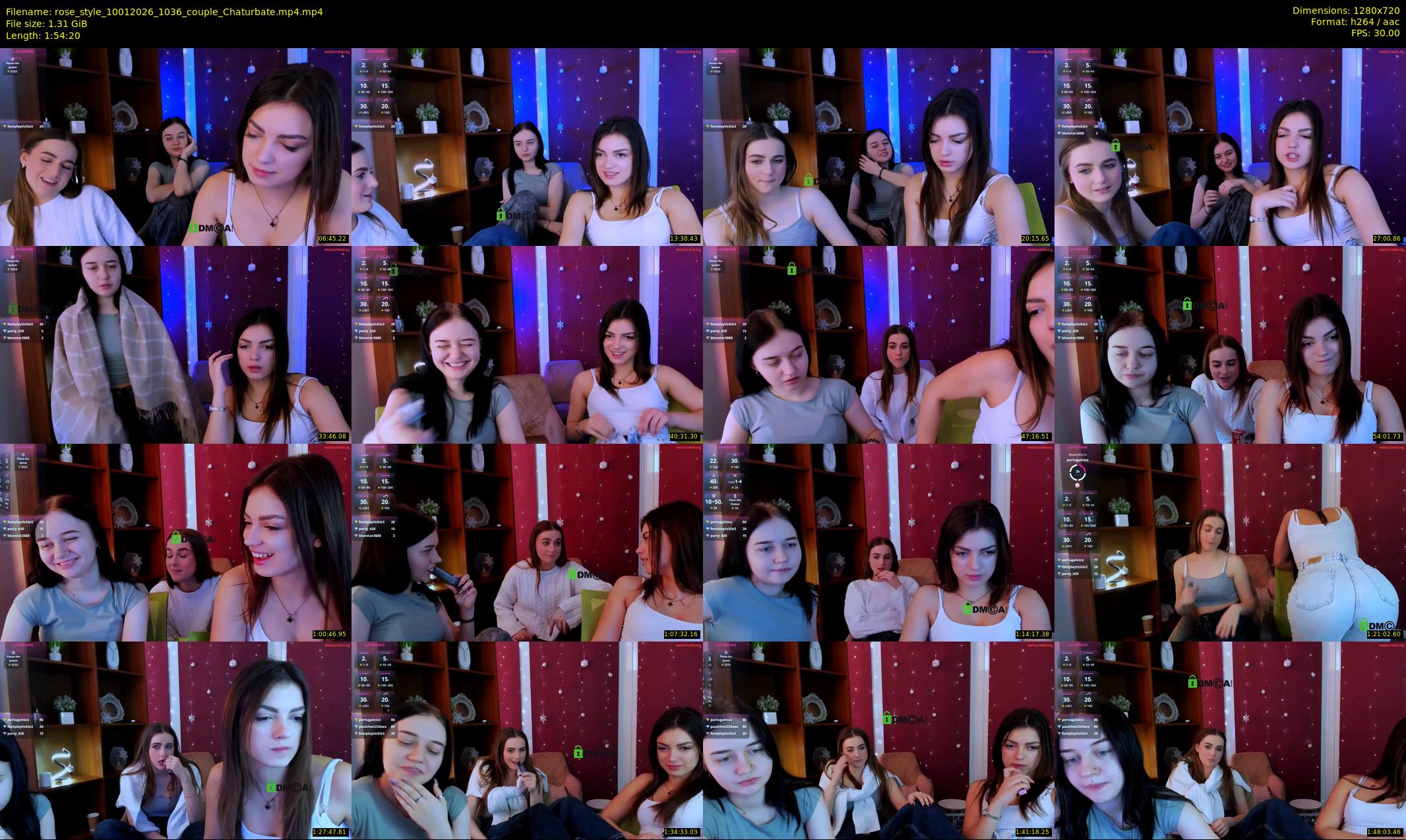 rose_style — 115 minute Chaturbate couple cam show recording, 720p, Jan 10, 2026