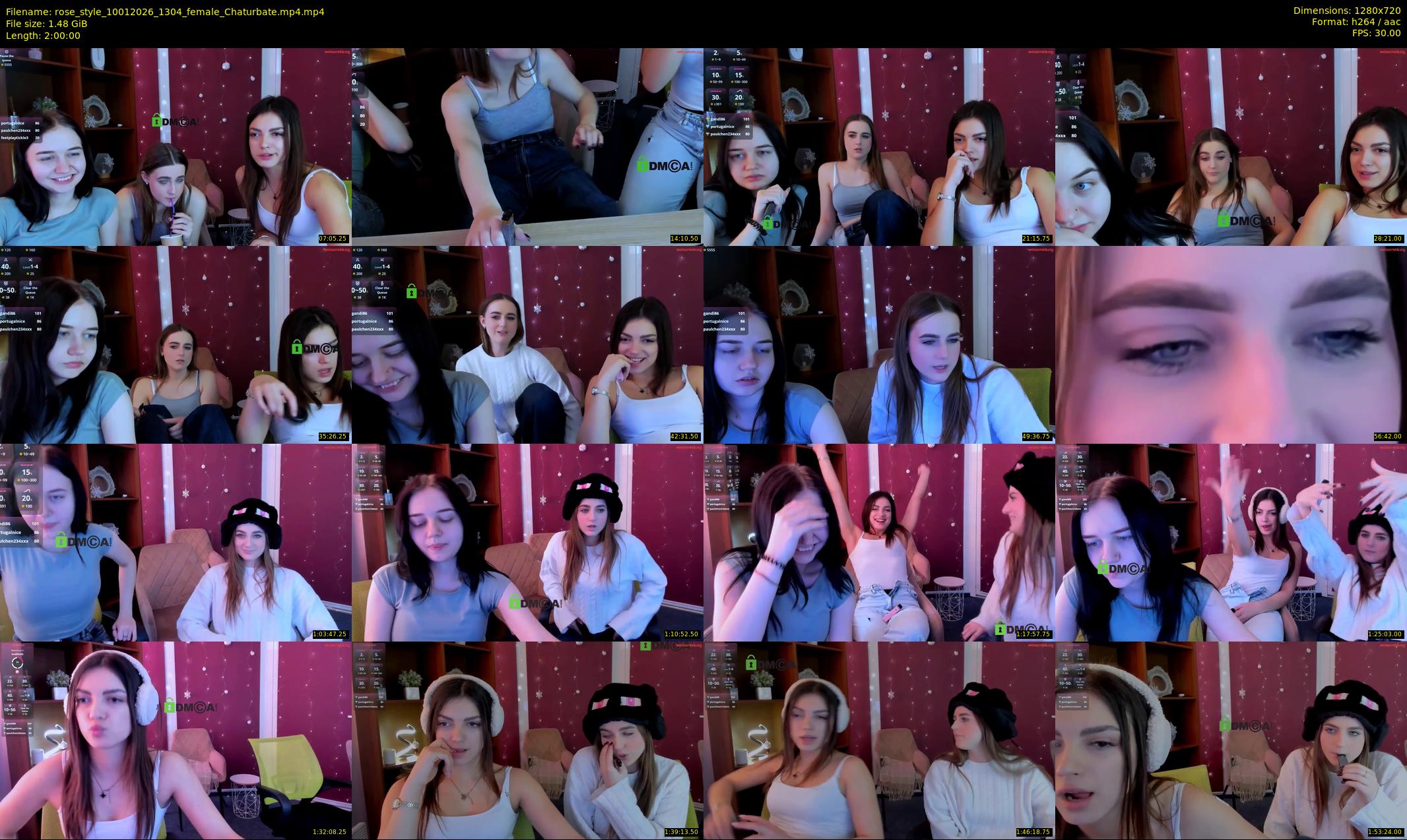 rose_style — 120 minute Chaturbate couple cam show recording, 720p, Jan 10, 2026