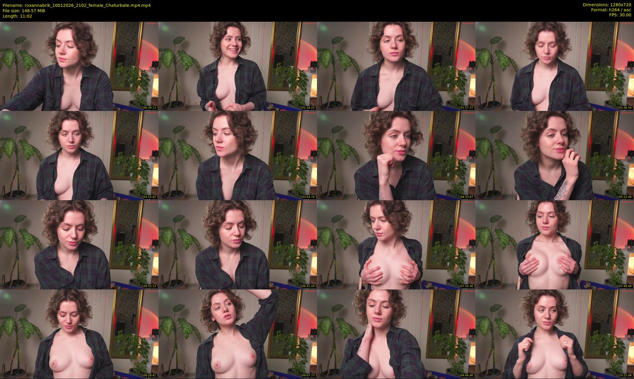 roxannabrik — 12 minute Chaturbate female cam show recording, 720p, Jan 10, 2026