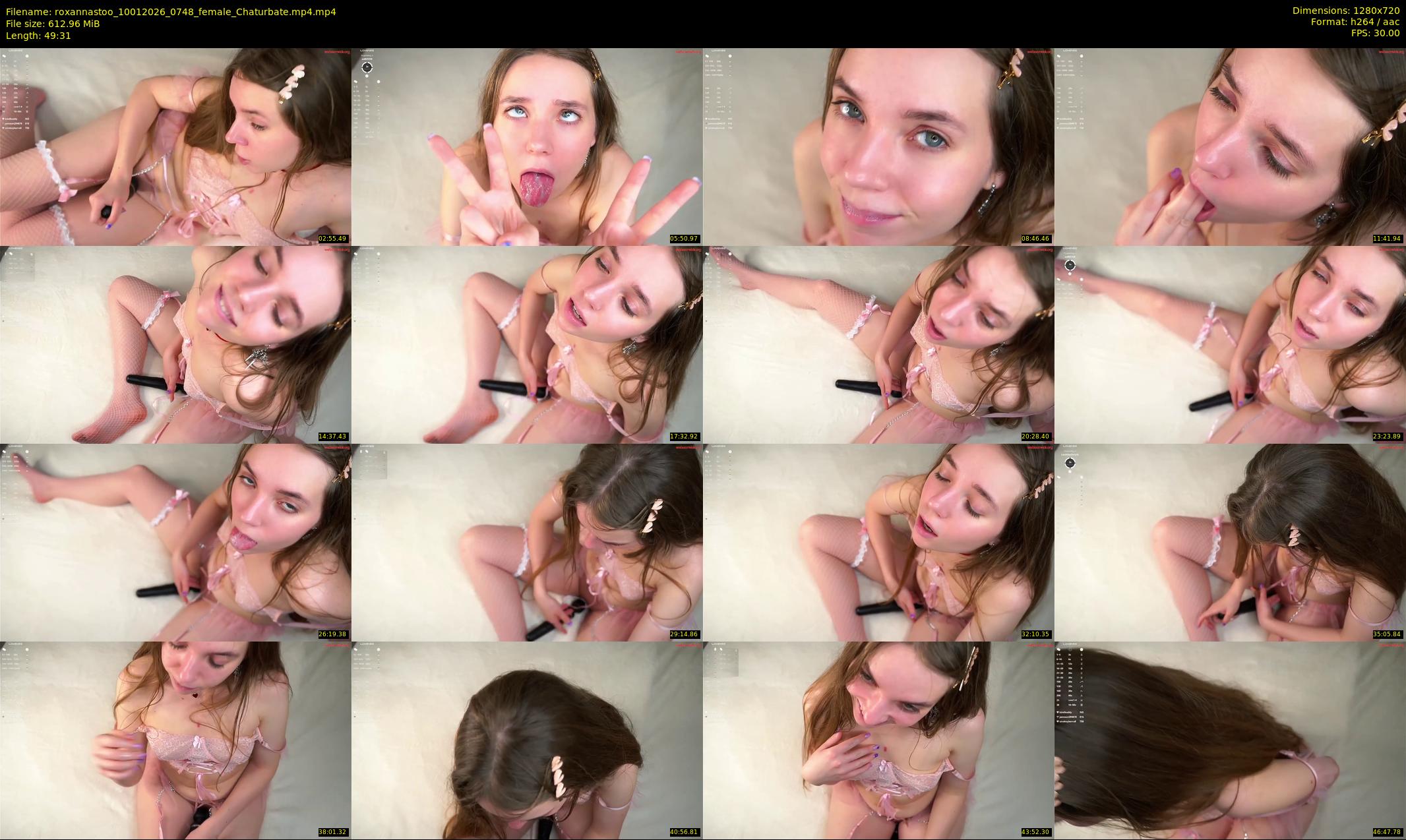 roxannastoo — 50 minute Chaturbate female cam show recording, 720p, Jan 10, 2026