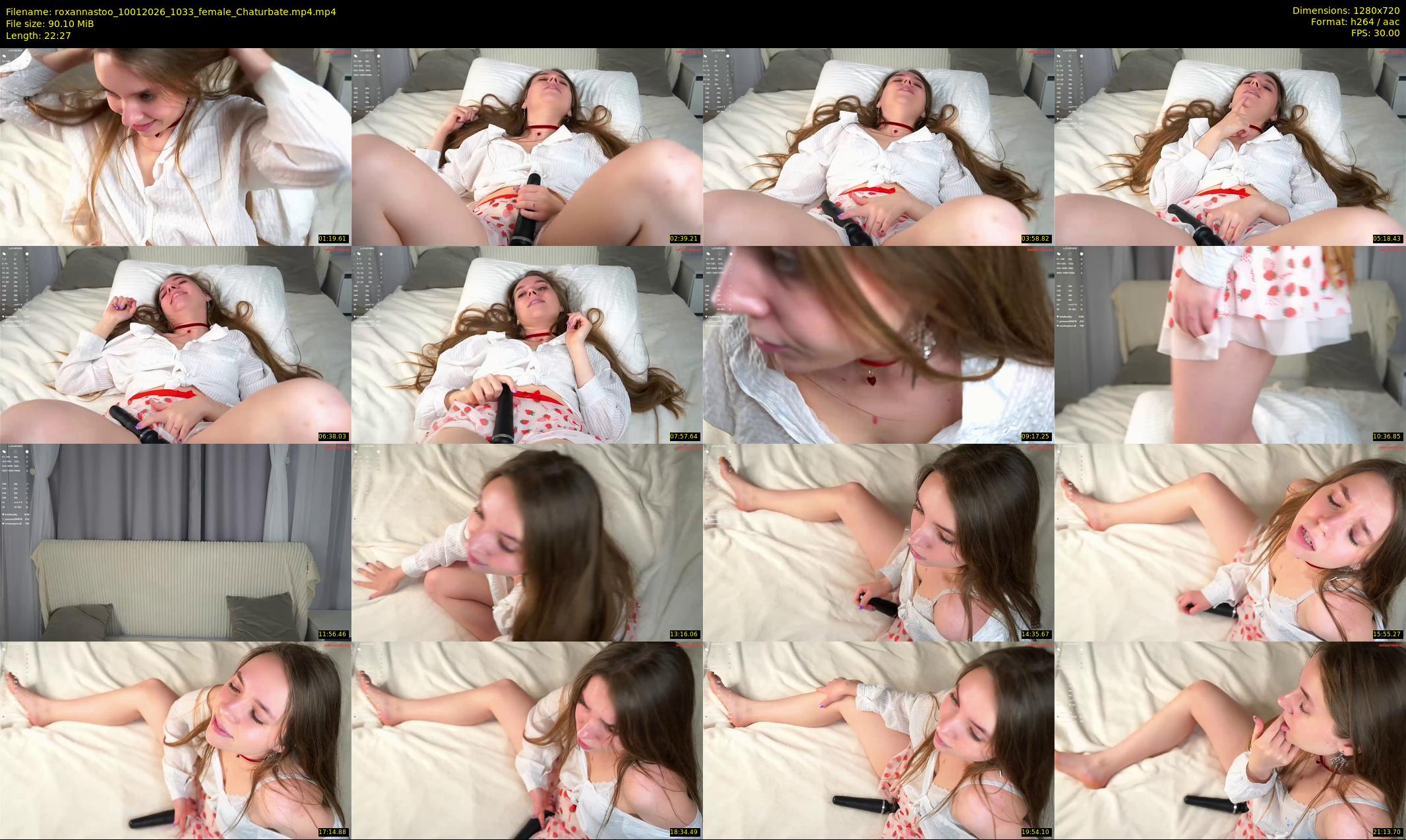 roxannastoo — 23 minute Chaturbate female cam show recording, 720p, Jan 10, 2026
