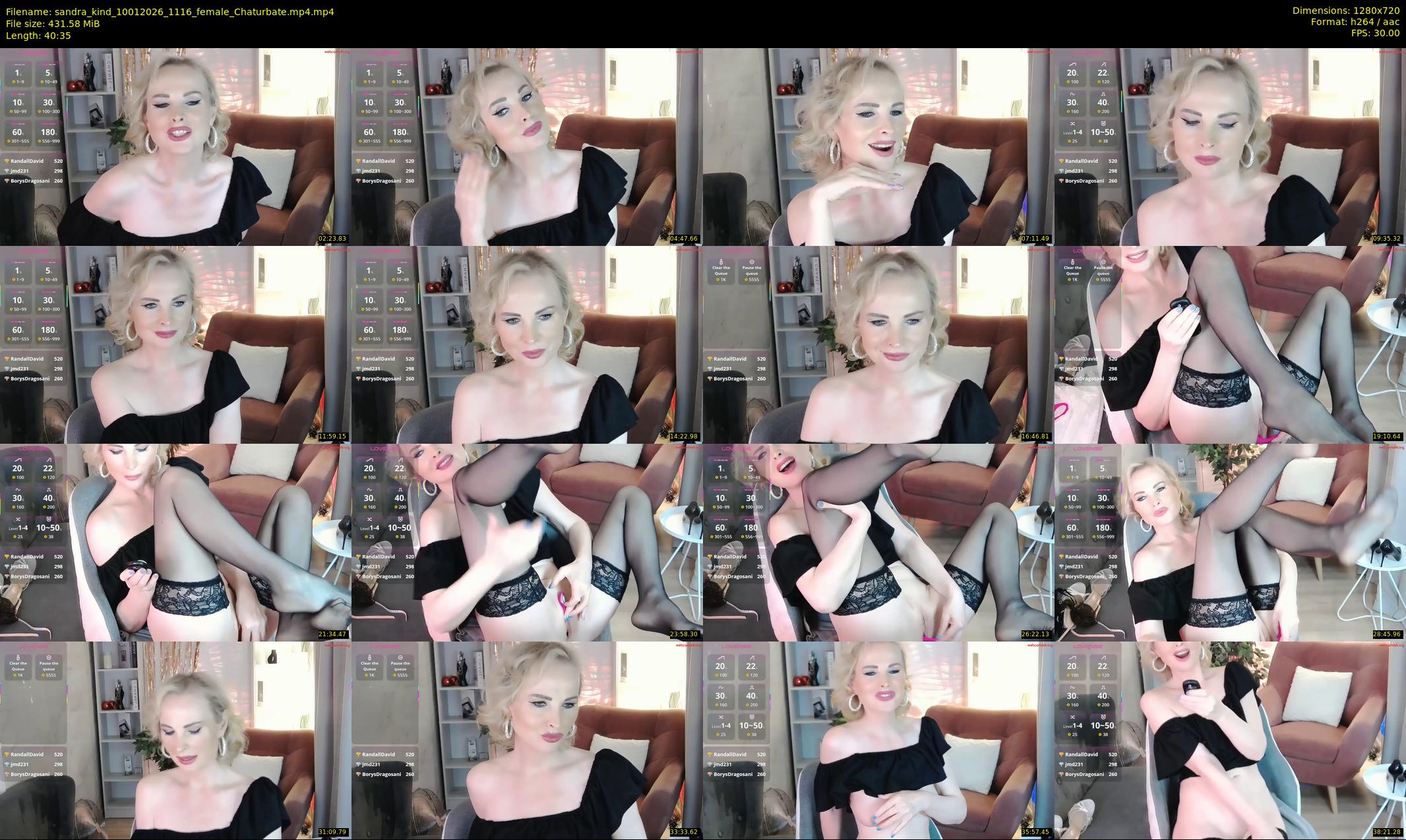 sandra_kind — 41 minute Chaturbate female cam show recording, 720p, Jan 10, 2026