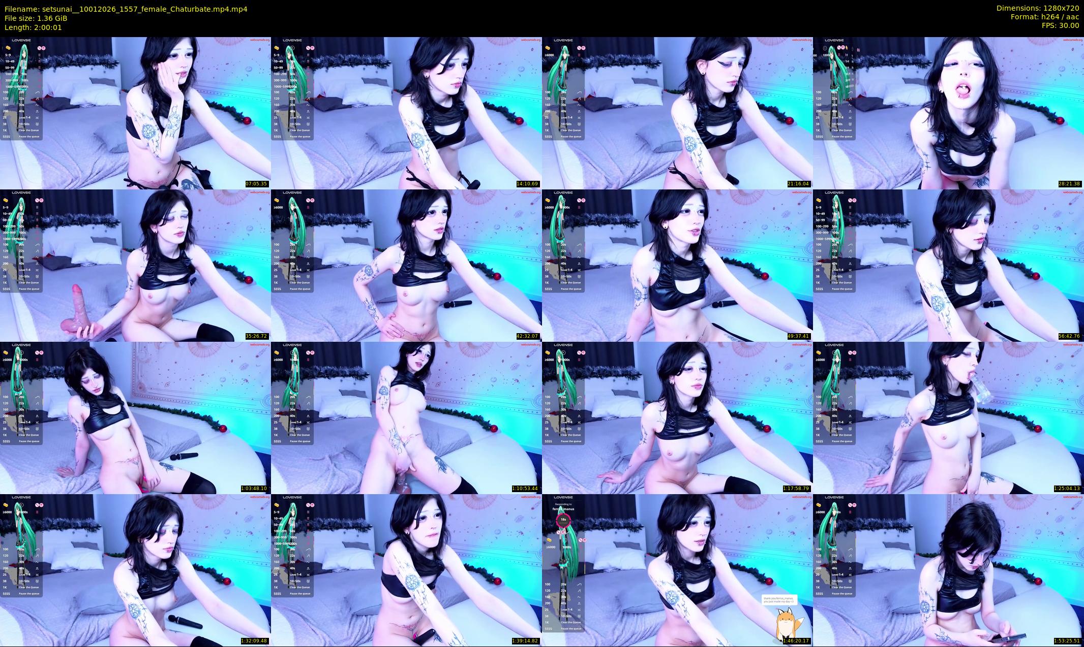 setsunai_ — 121 minute Chaturbate female cam show recording, 720p, Jan 10, 2026