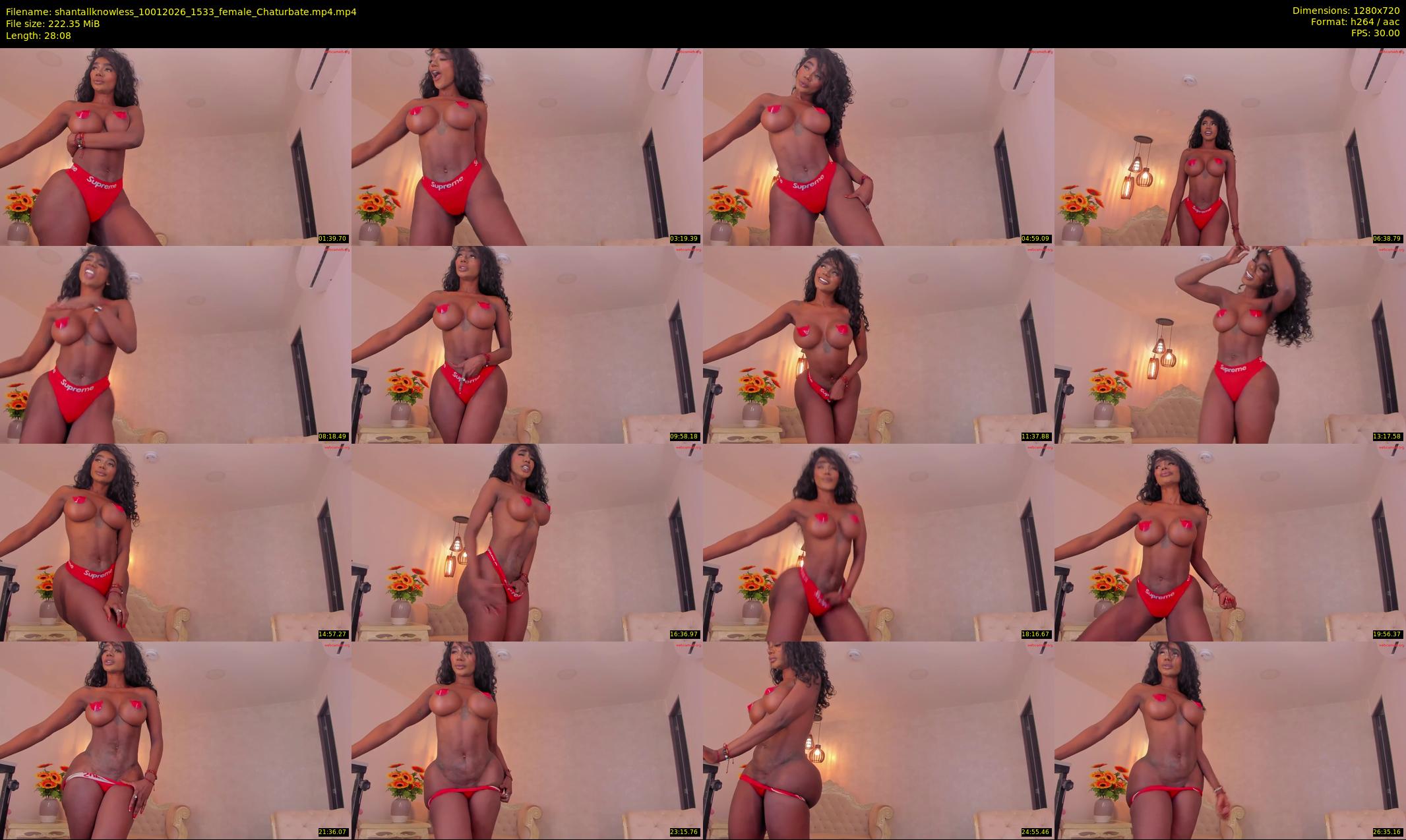 shantallknowless — 29 minute Chaturbate female cam show recording, 720p, Jan 10, 2026
