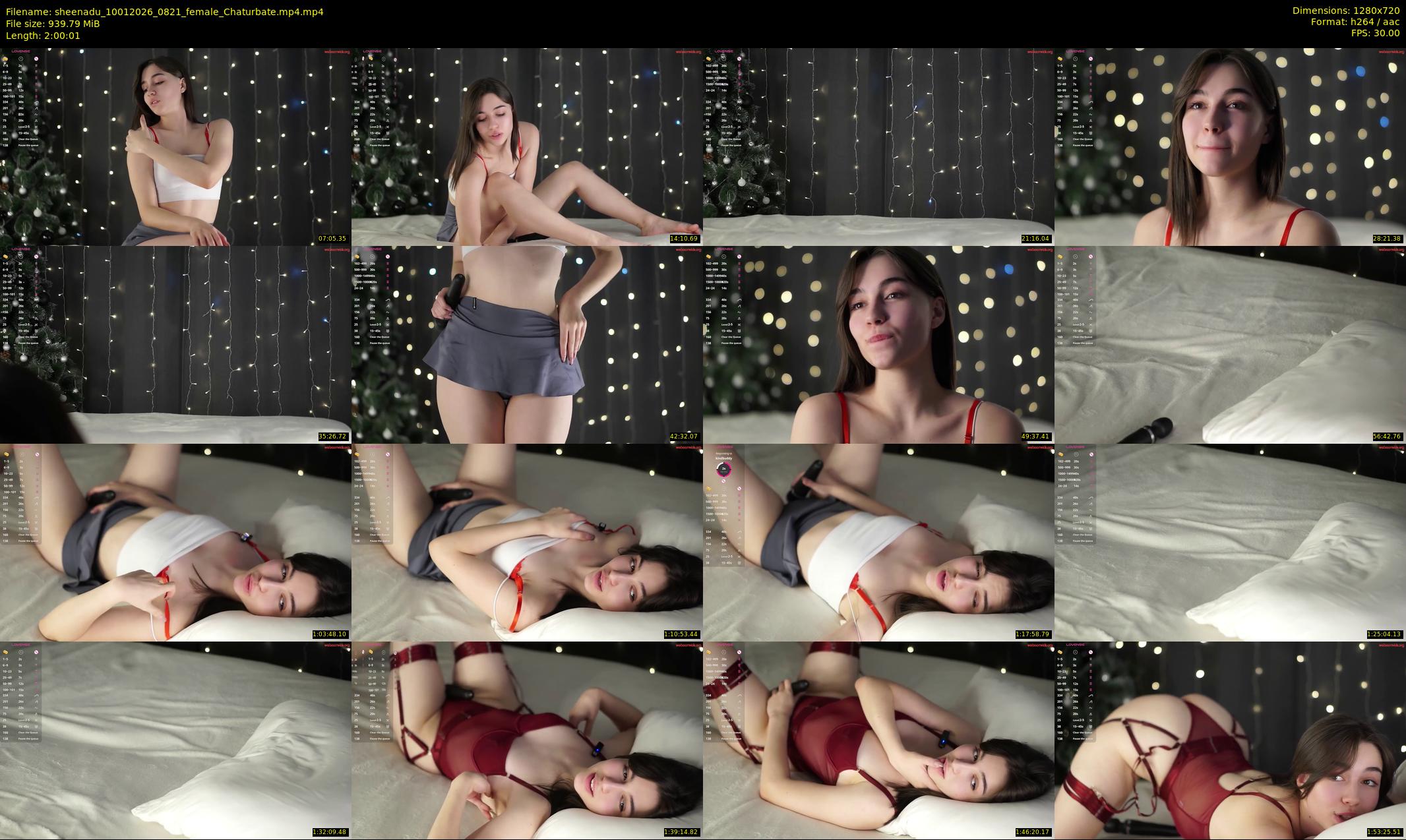 sheenadu — 121 minute Chaturbate female cam show recording, 720p, Jan 10, 2026