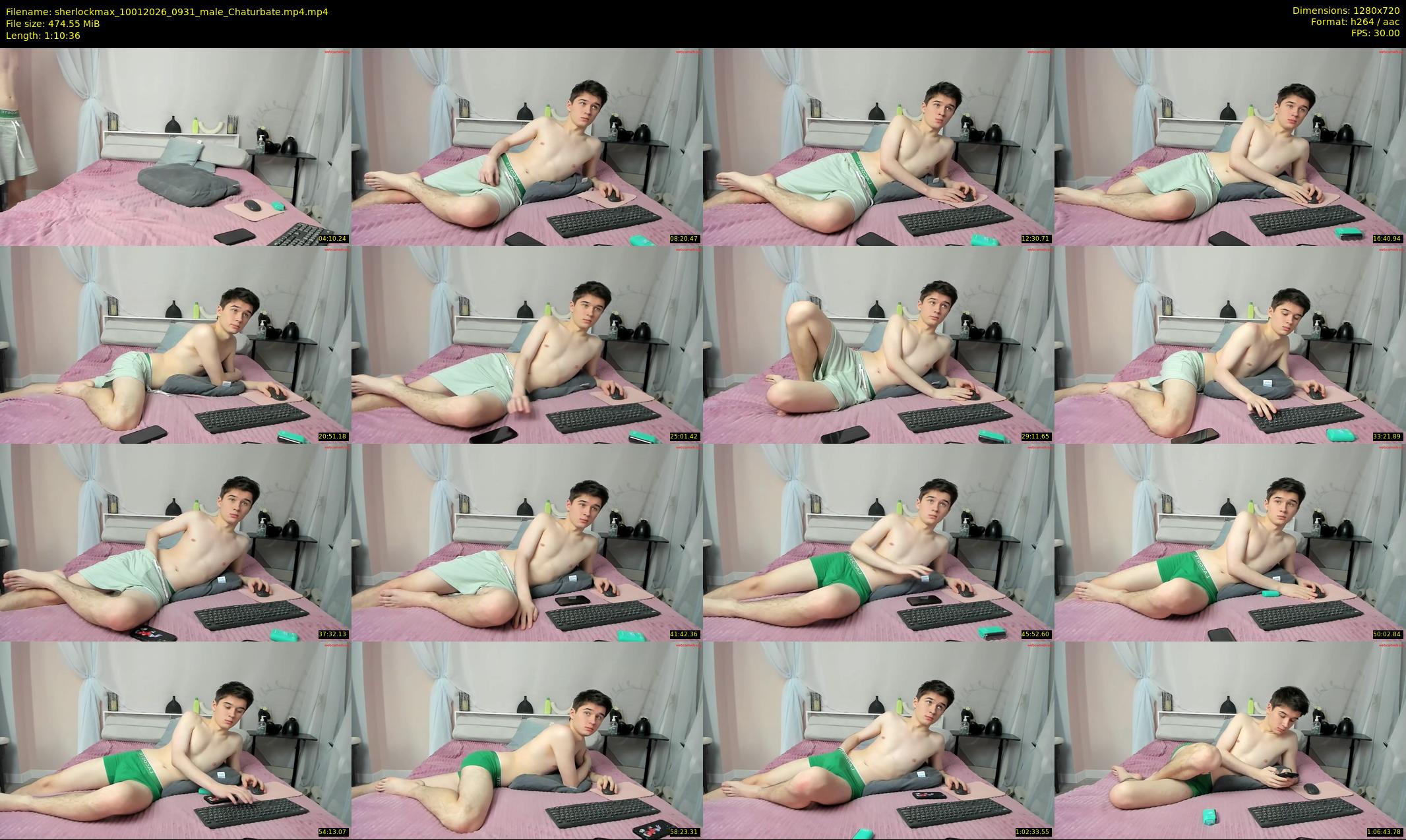 sherlockmax — 71 minute Chaturbate male cam show recording, 720p, Jan 10, 2026