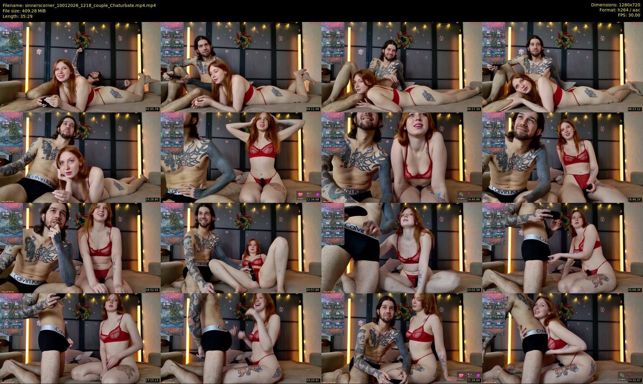 sinnerscorner — 36 minute Chaturbate couple cam show recording, 720p, Jan 10, 2026