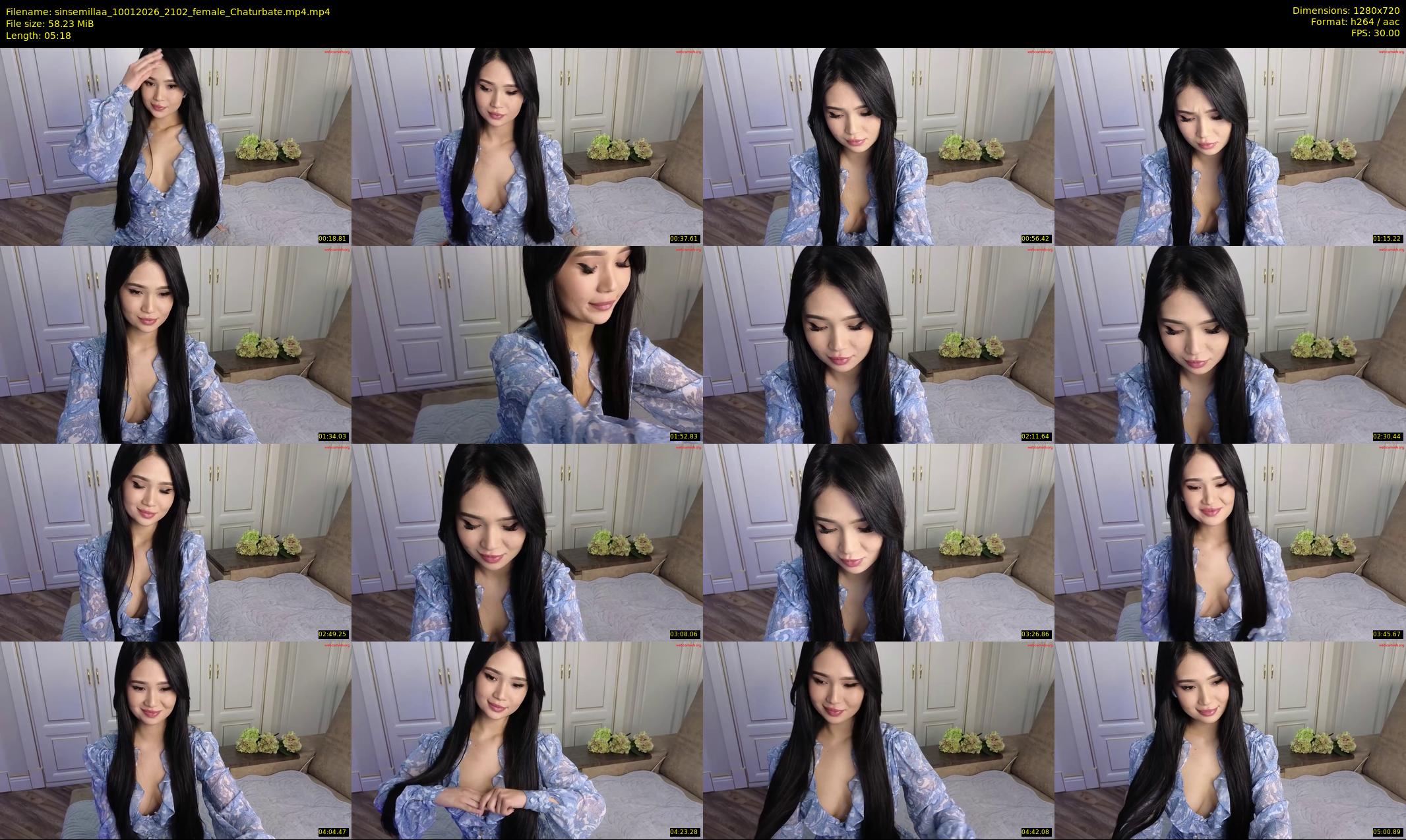 sinsemillaa — 6 minute Chaturbate female cam show recording, 720p, Jan 10, 2026