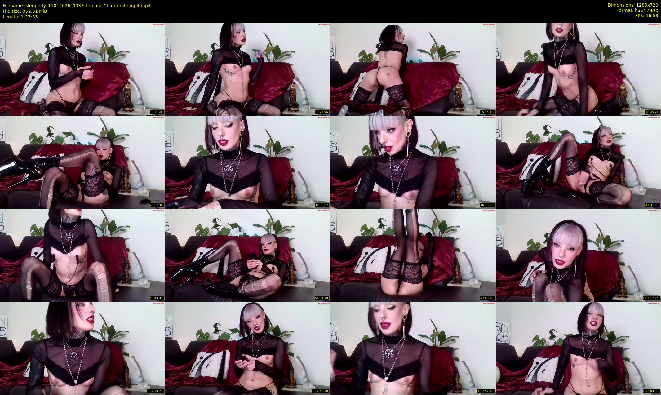 sleeperly — 88 minute Chaturbate female cam show recording, 720p, Jan 11, 2026