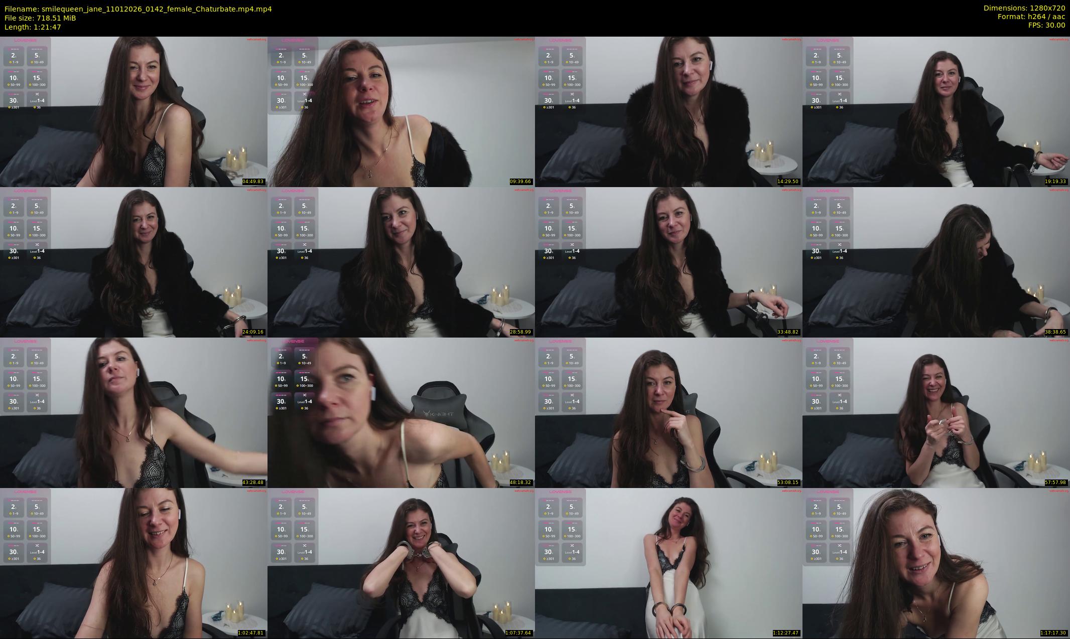 smilequeen_jane — 82 minute Chaturbate female cam show recording, 720p, Jan 11, 2026