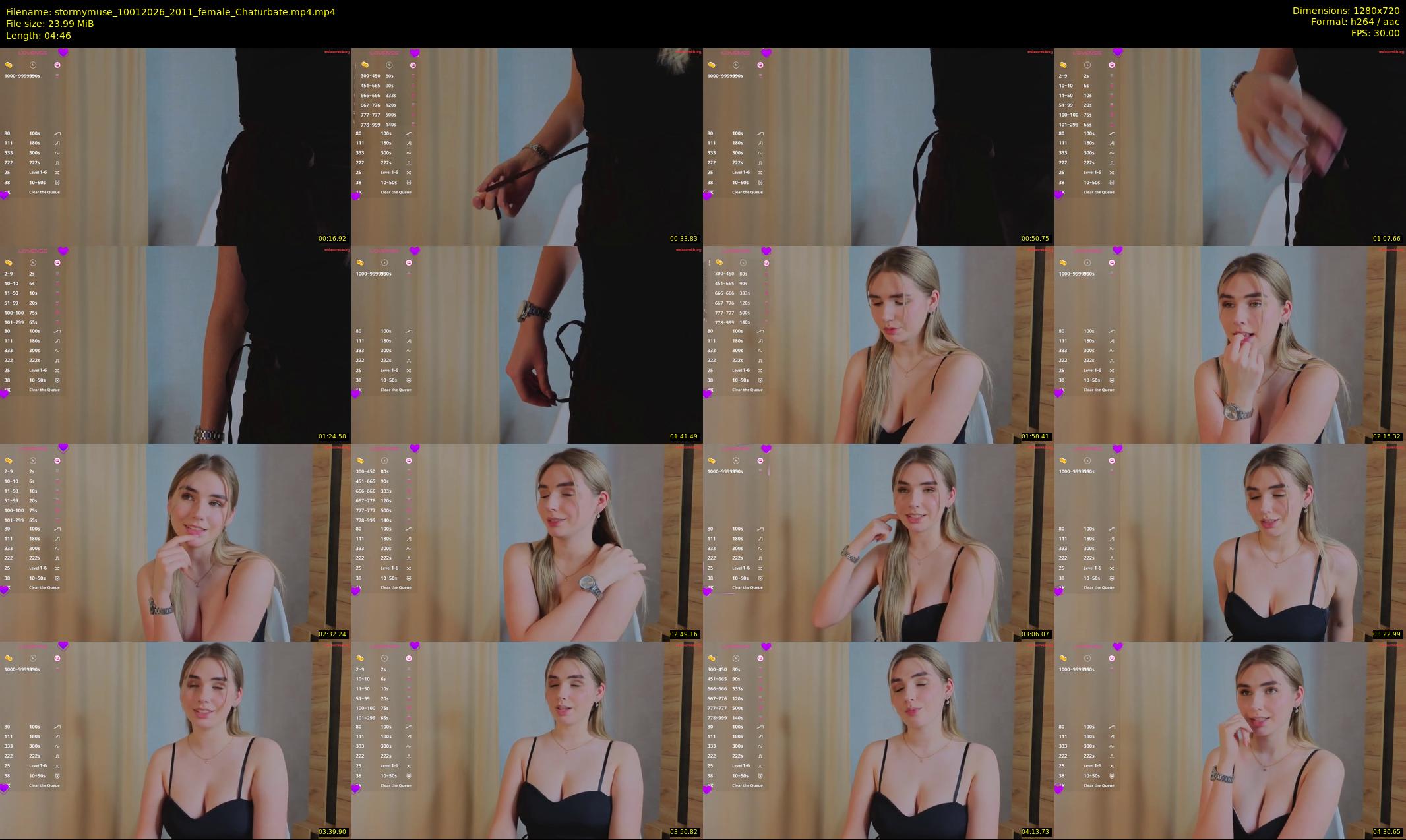 stormymuse — 5 minute Chaturbate female cam show recording, 720p, Jan 10, 2026