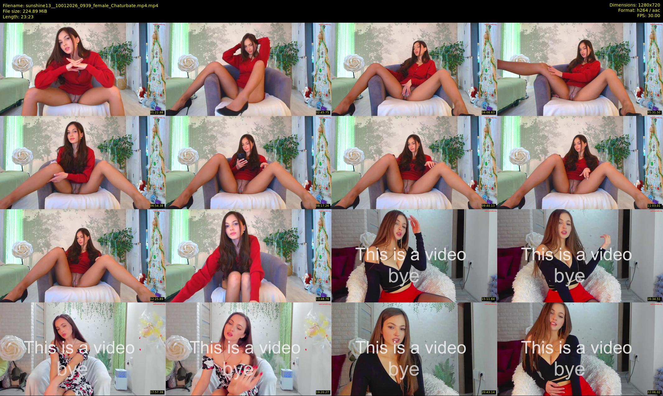 sunshine13_ — 24 minute Chaturbate female cam show recording, 720p, Jan 10, 2026
