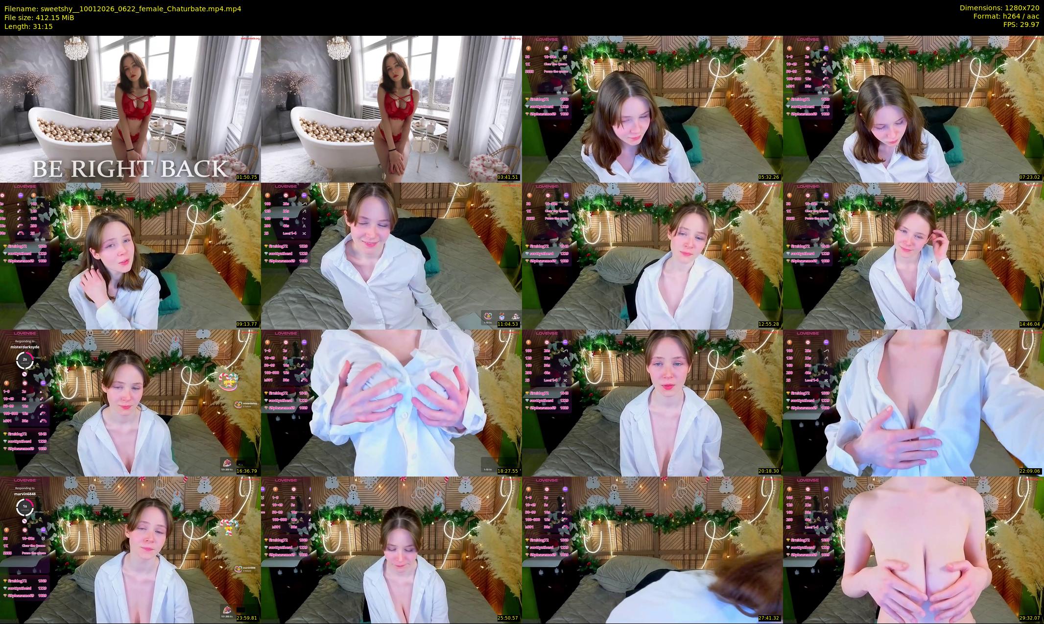 sweetshy_ — 32 minute Chaturbate female cam show recording, 720p, Jan 10, 2026