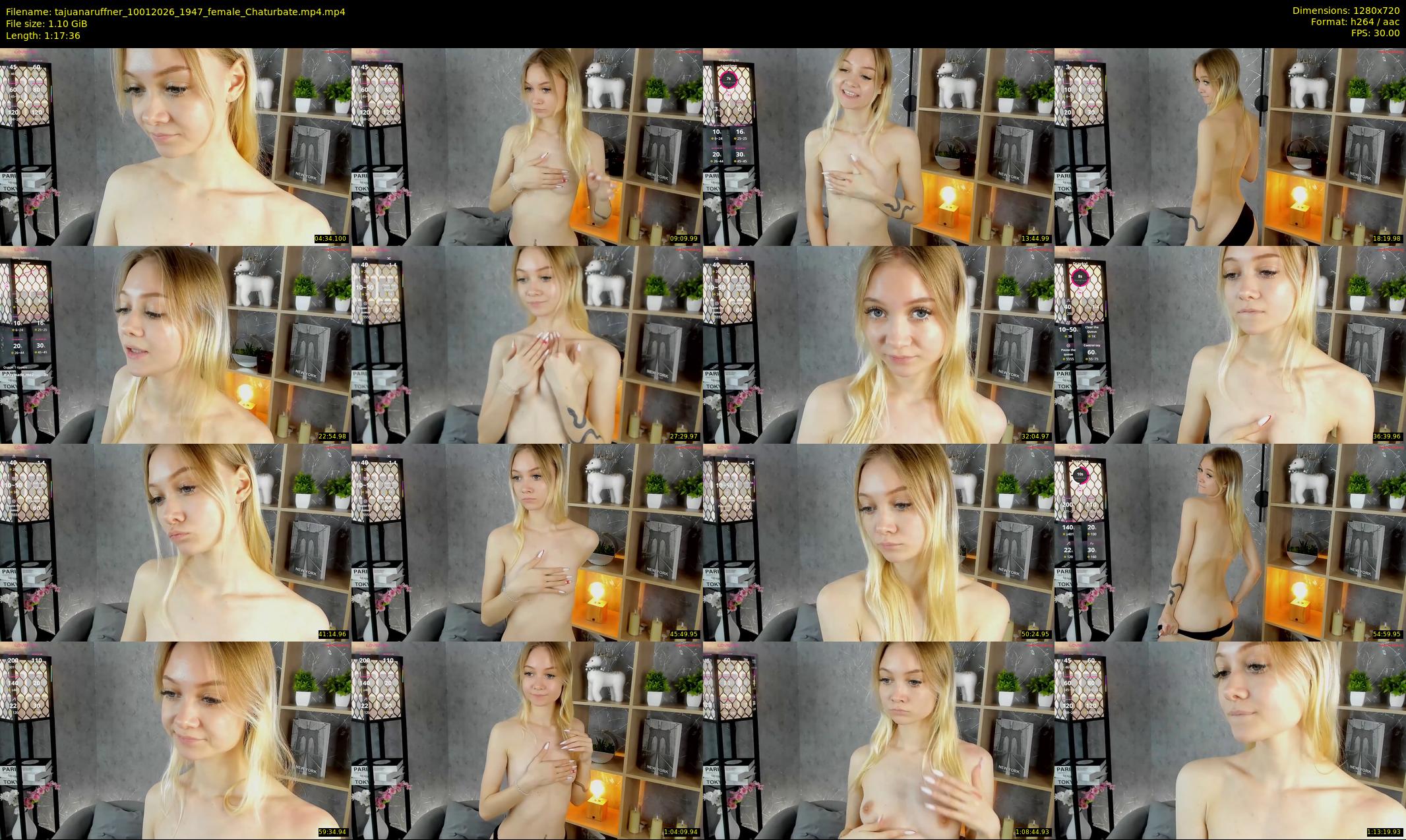 tajuanaruffner — 78 minute Chaturbate female cam show recording, 720p, Jan 10, 2026