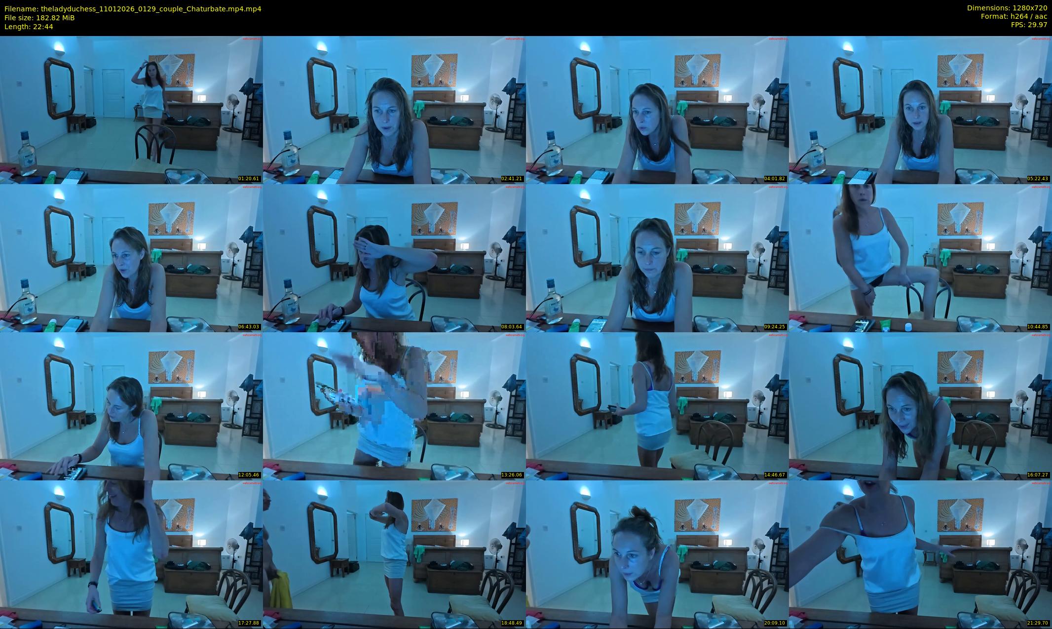 theladyduchess — 23 minute Chaturbate couple cam show recording, 720p, Jan 11, 2026