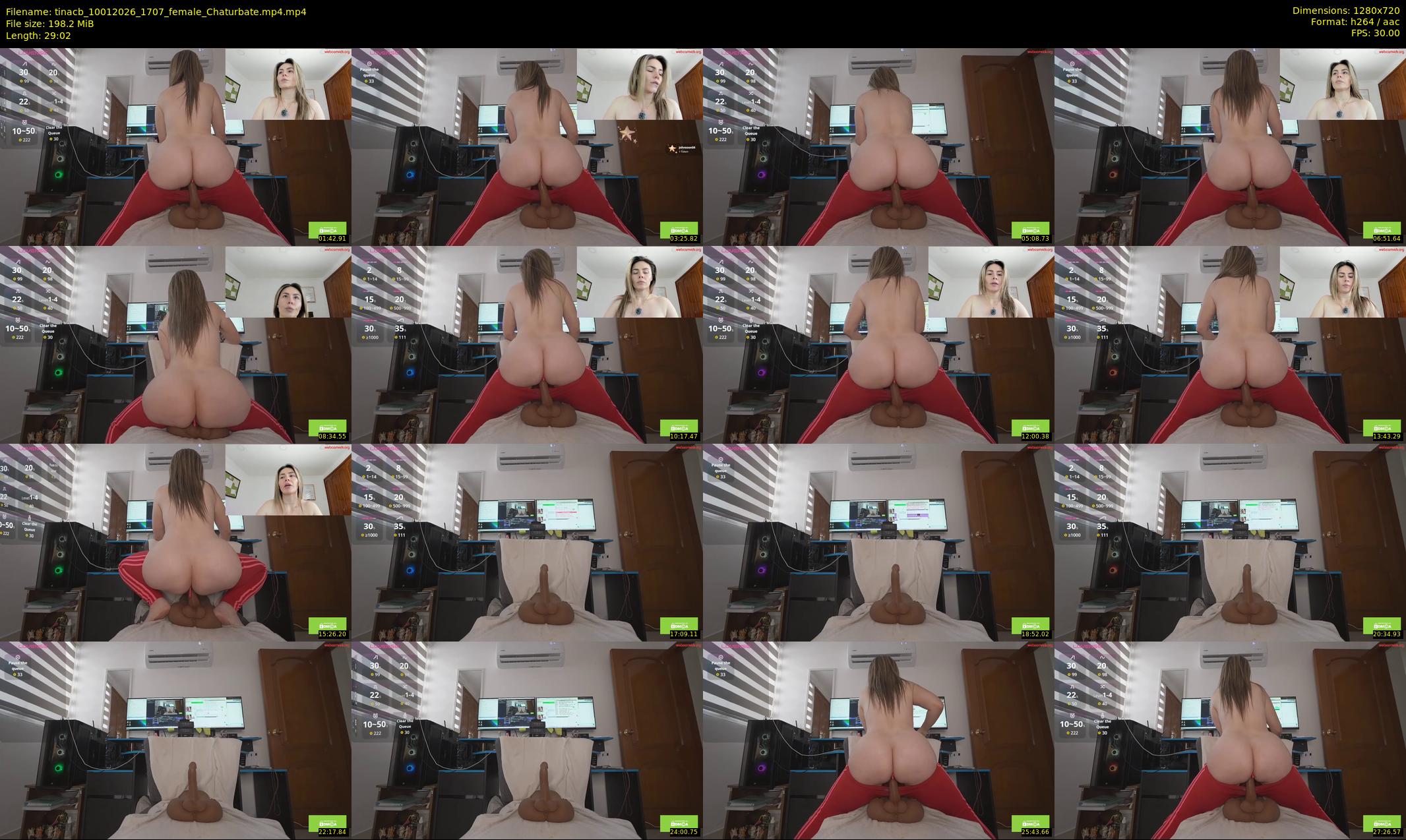 tinacb — 30 minute Chaturbate female cam show recording, 720p, Jan 10, 2026