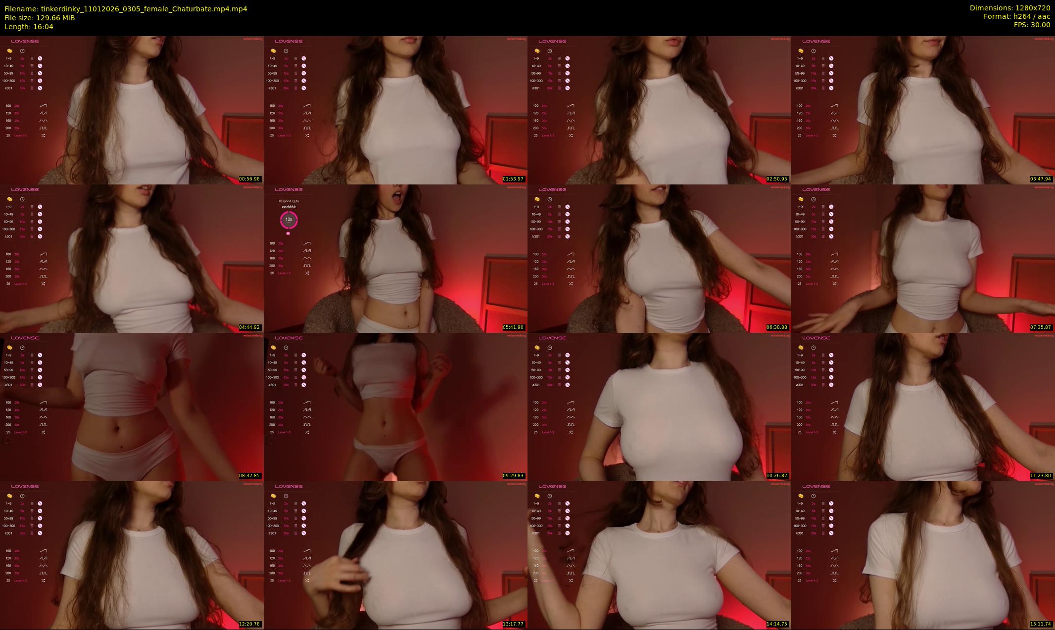 tinkerdinky — 17 minute Chaturbate female cam show recording, 720p, Jan 11, 2026