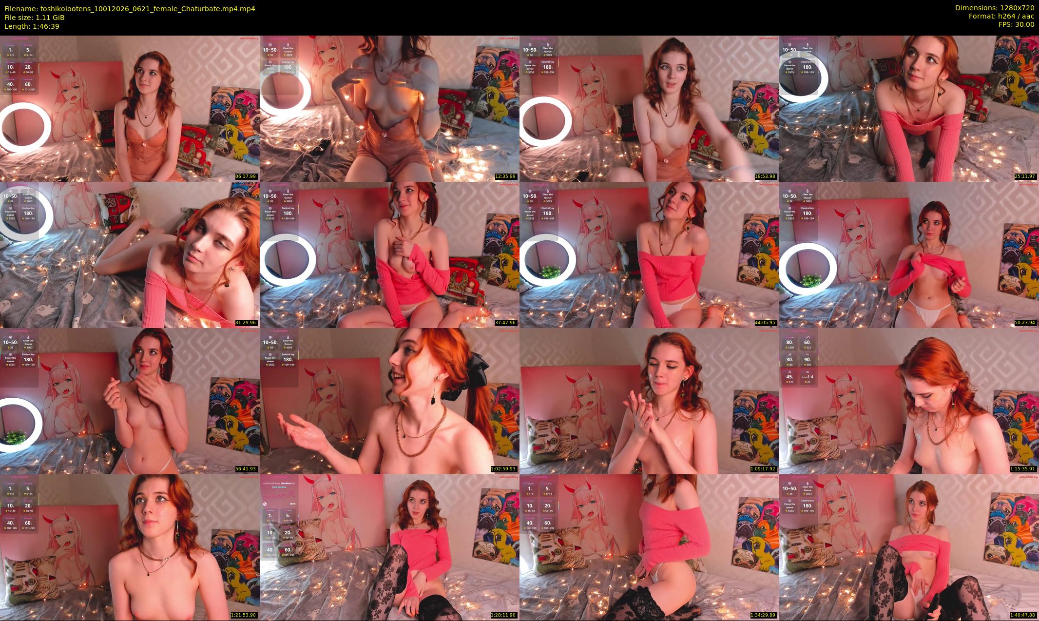 toshikolootens — 107 minute Chaturbate female cam show recording, 720p, Jan 10, 2026