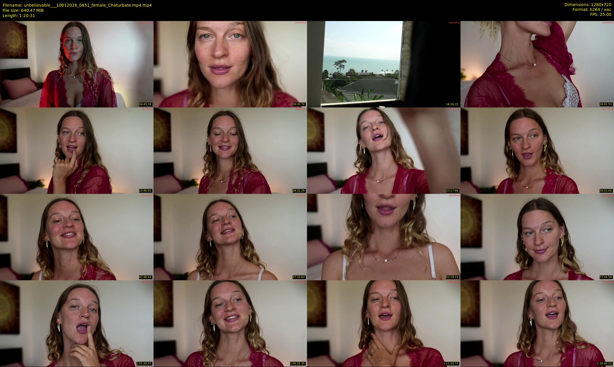 unbelievable__ — 81 minute Chaturbate female cam show recording, 720p, Jan 10, 2026