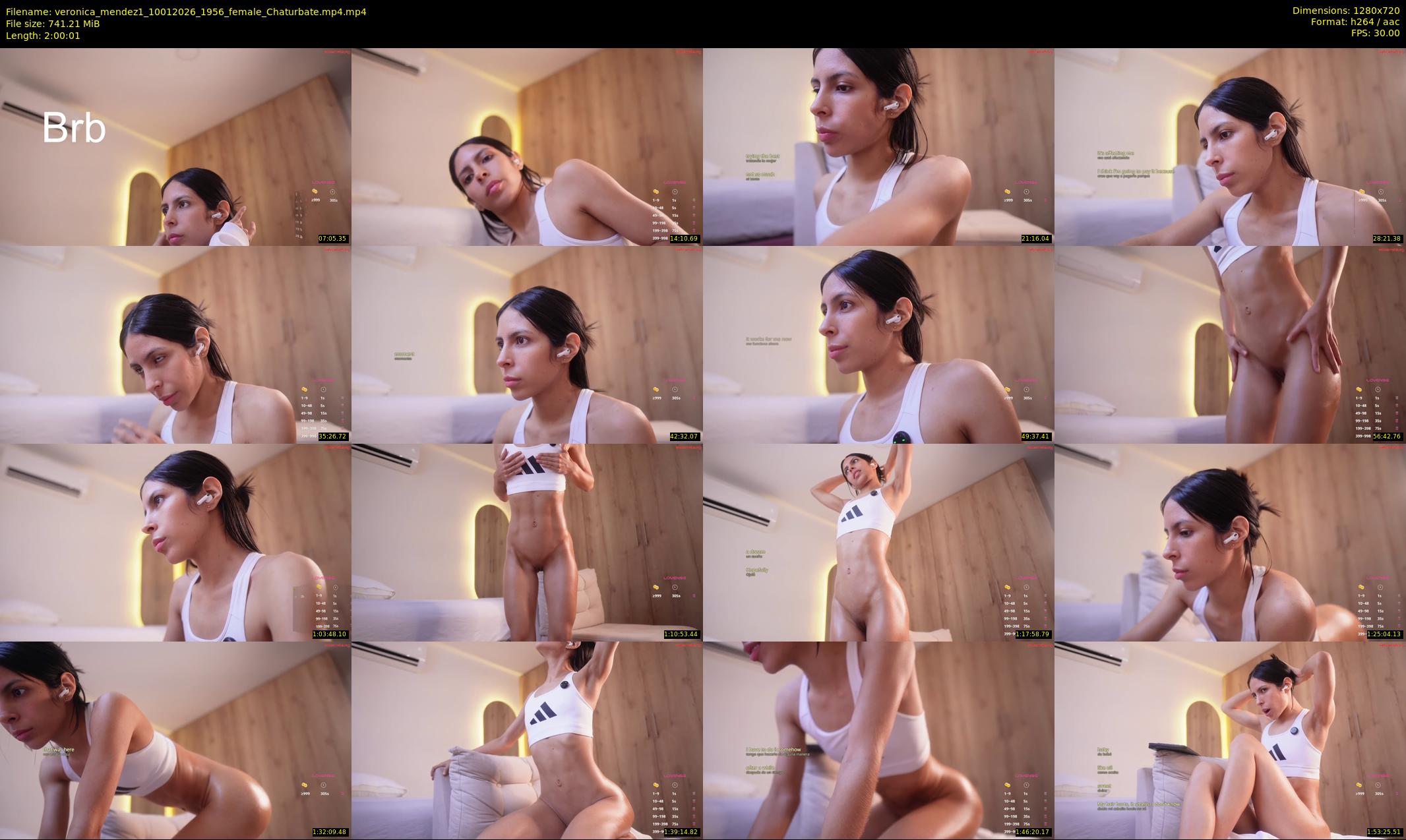 veronica_mendez1 — 121 minute Chaturbate female cam show recording, 720p, Jan 10, 2026