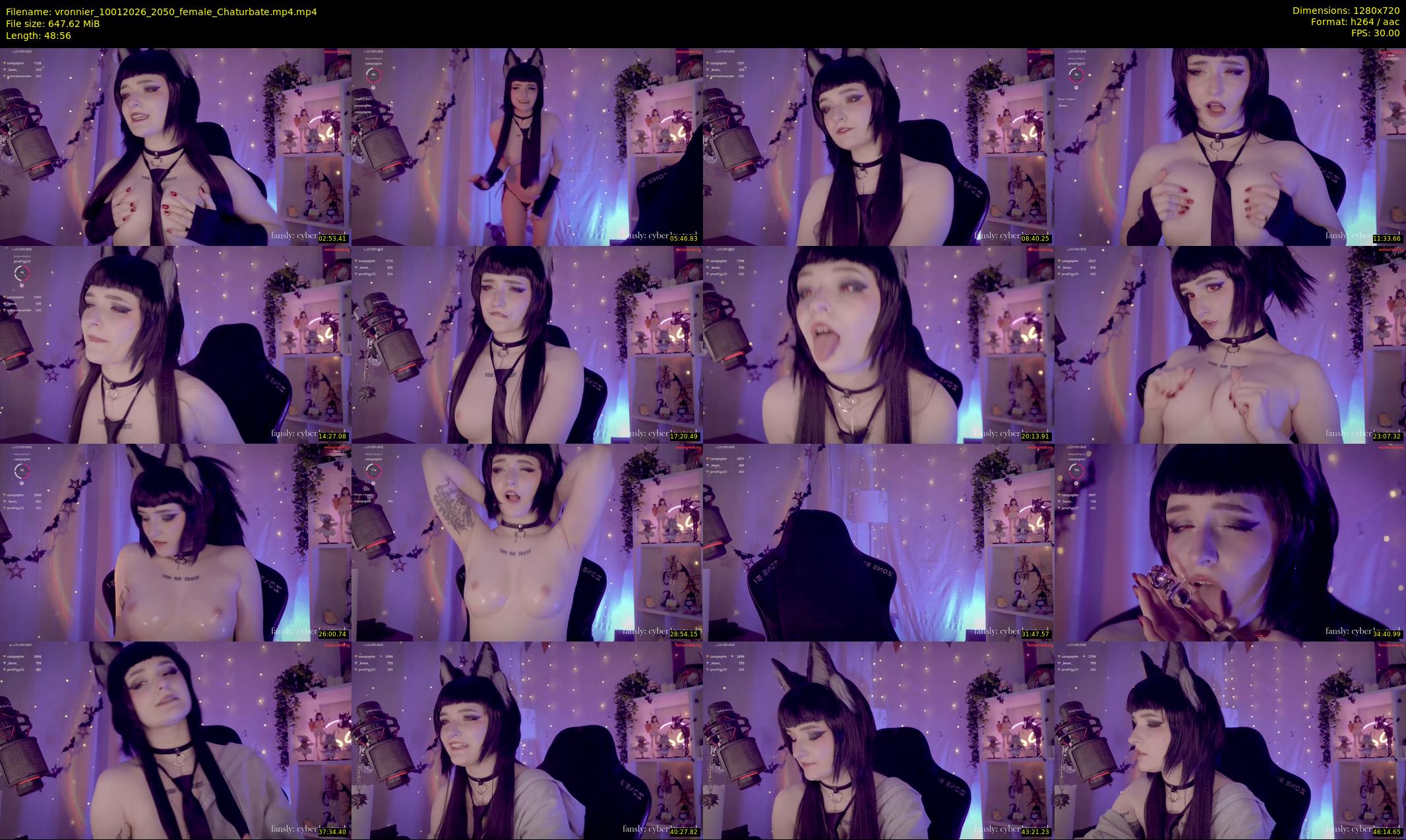vronnier — 49 minute Chaturbate female cam show recording, 720p, Jan 10, 2026