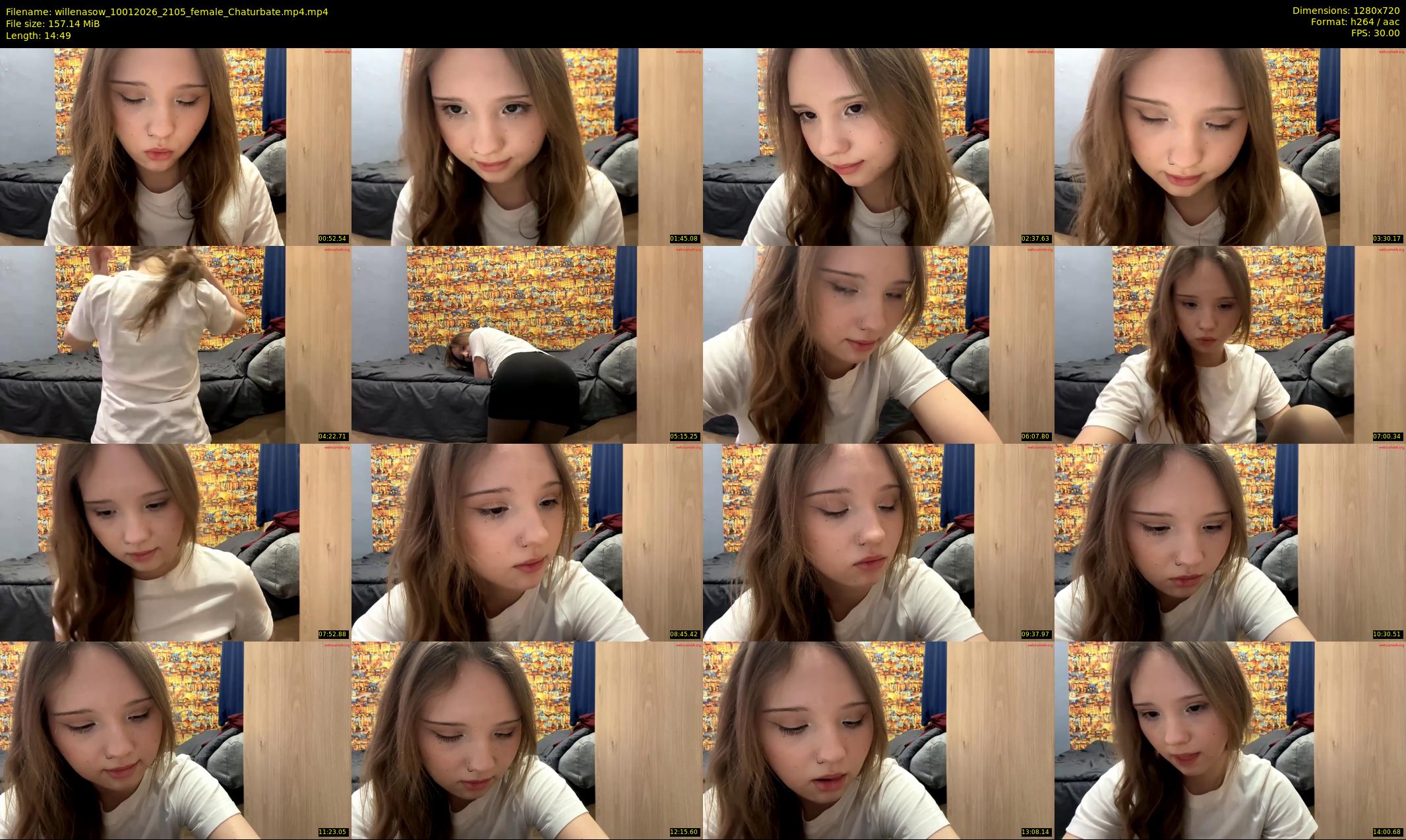 willenasow — 15 minute Chaturbate female cam show recording, 720p, Jan 10, 2026