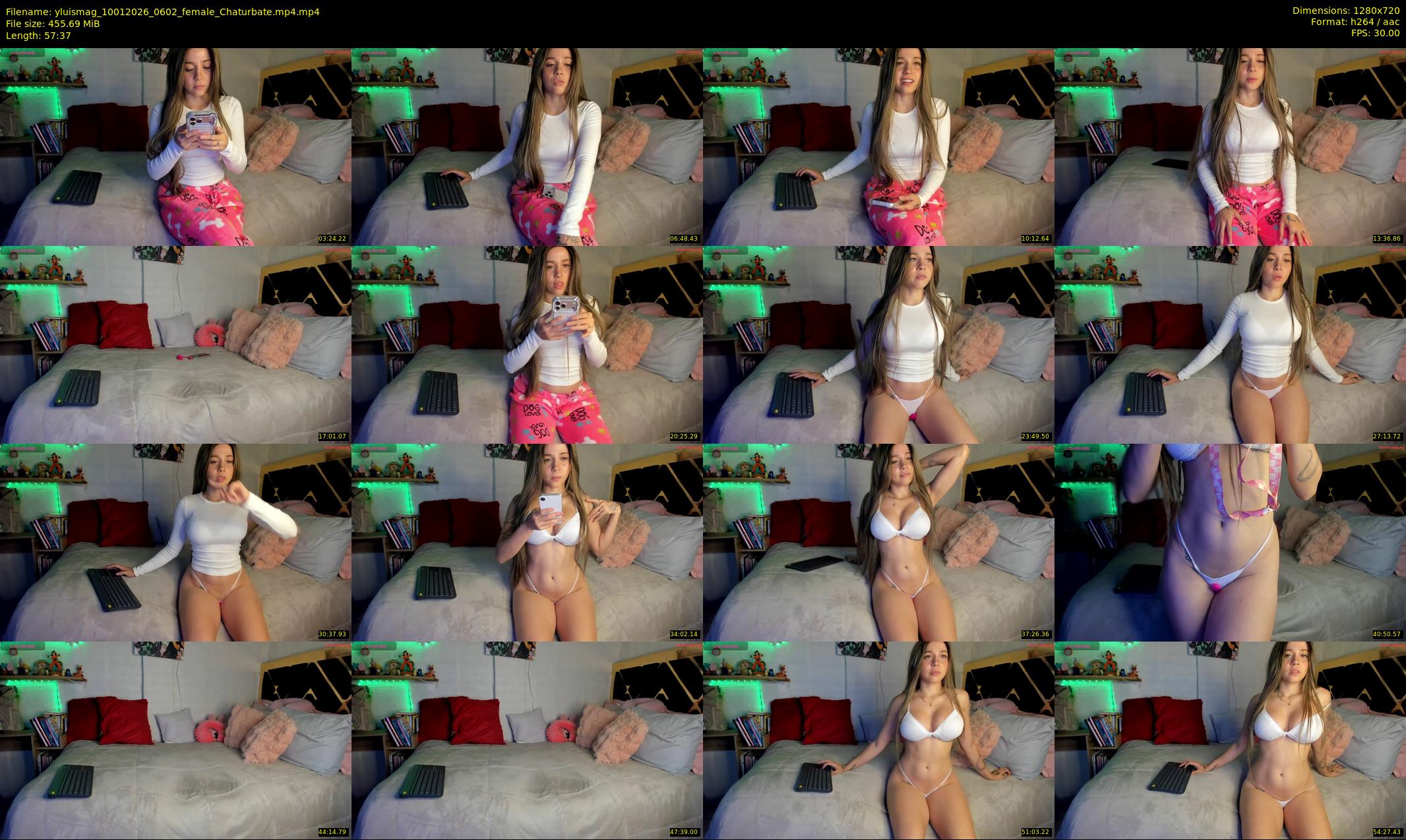 yluismag — 58 minute Chaturbate female cam show recording, 720p, Jan 10, 2026