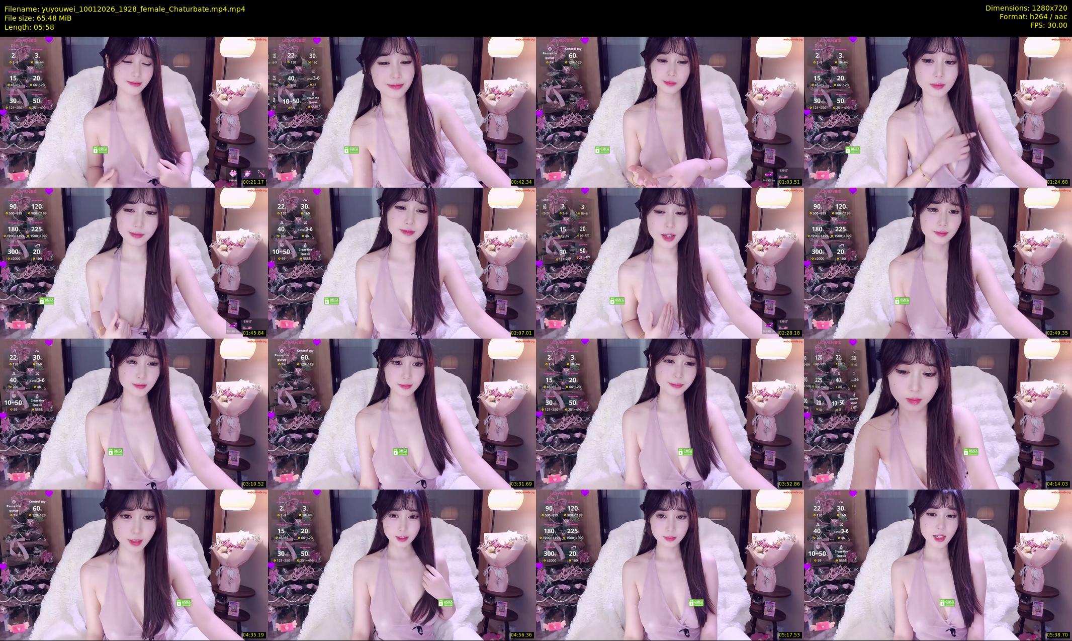 yuyouwei — 6 minute Chaturbate female cam show recording, 720p, Jan 10, 2026
