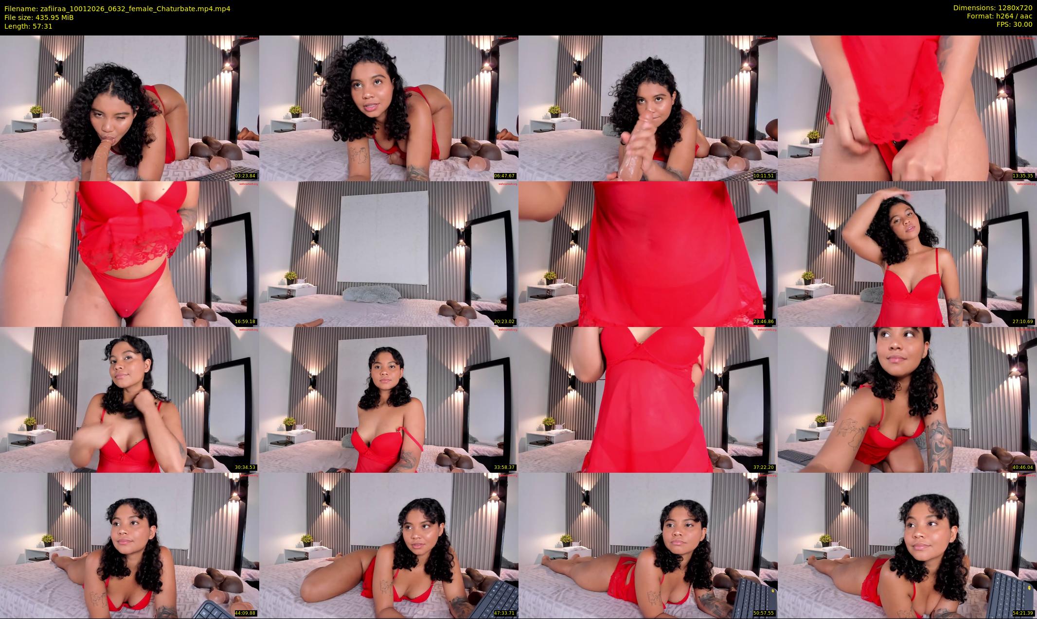 zafiiraa — 58 minute Chaturbate female cam show recording, 720p, Jan 10, 2026