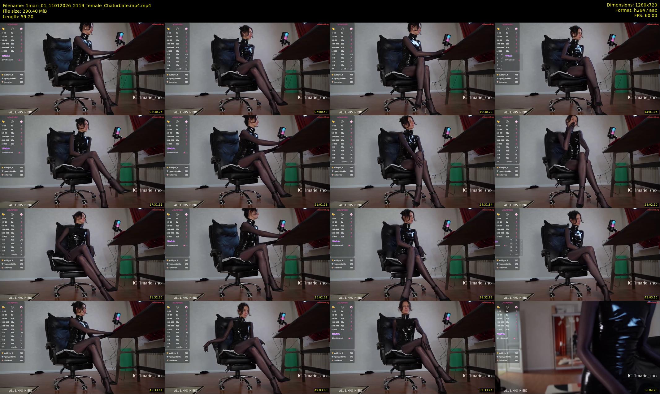 1mari_01 — 60 minute Chaturbate female cam show recording, 720p, Jan 11, 2026