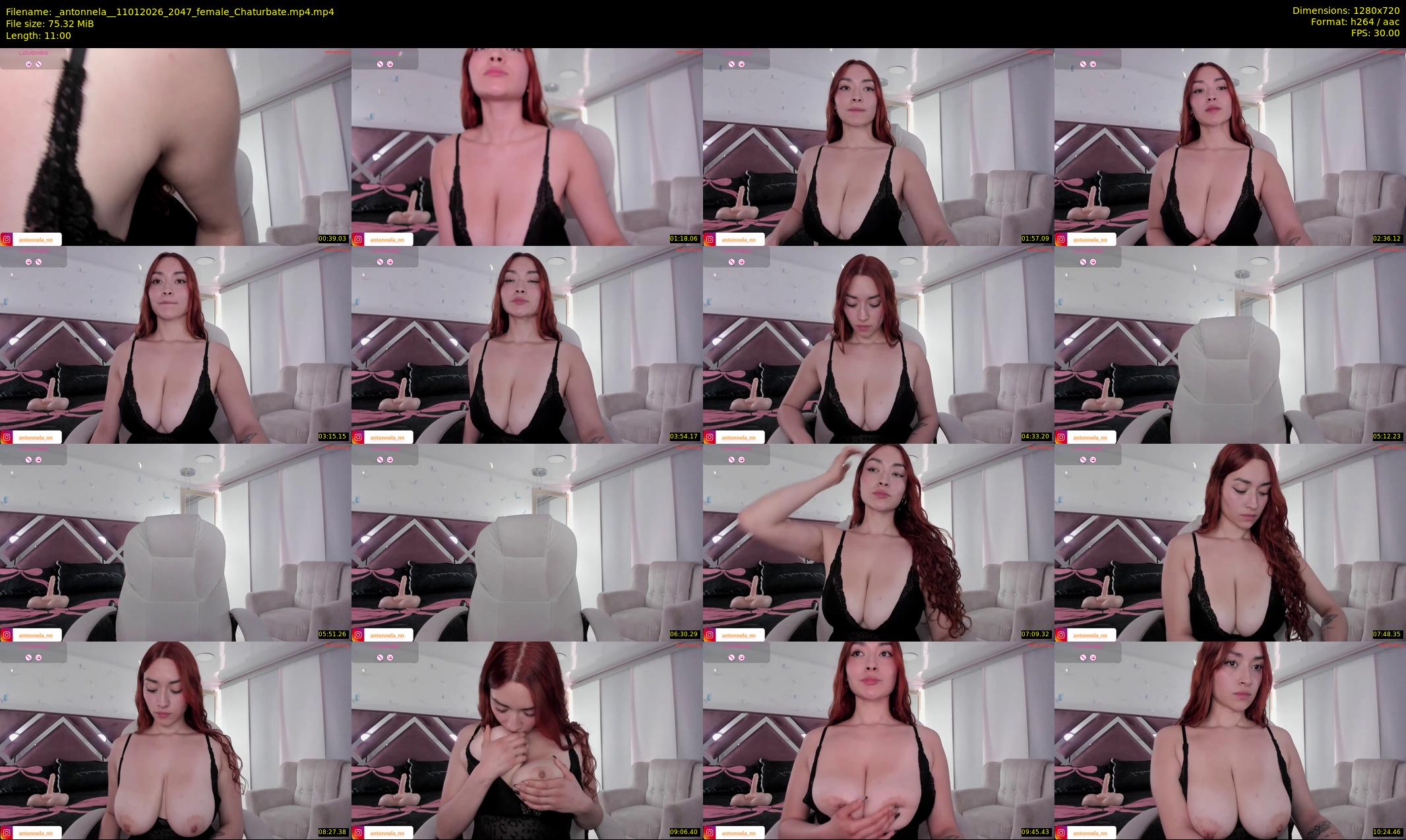 _antonnela_ — 11 minute Chaturbate female cam show recording, 720p, Jan 11, 2026