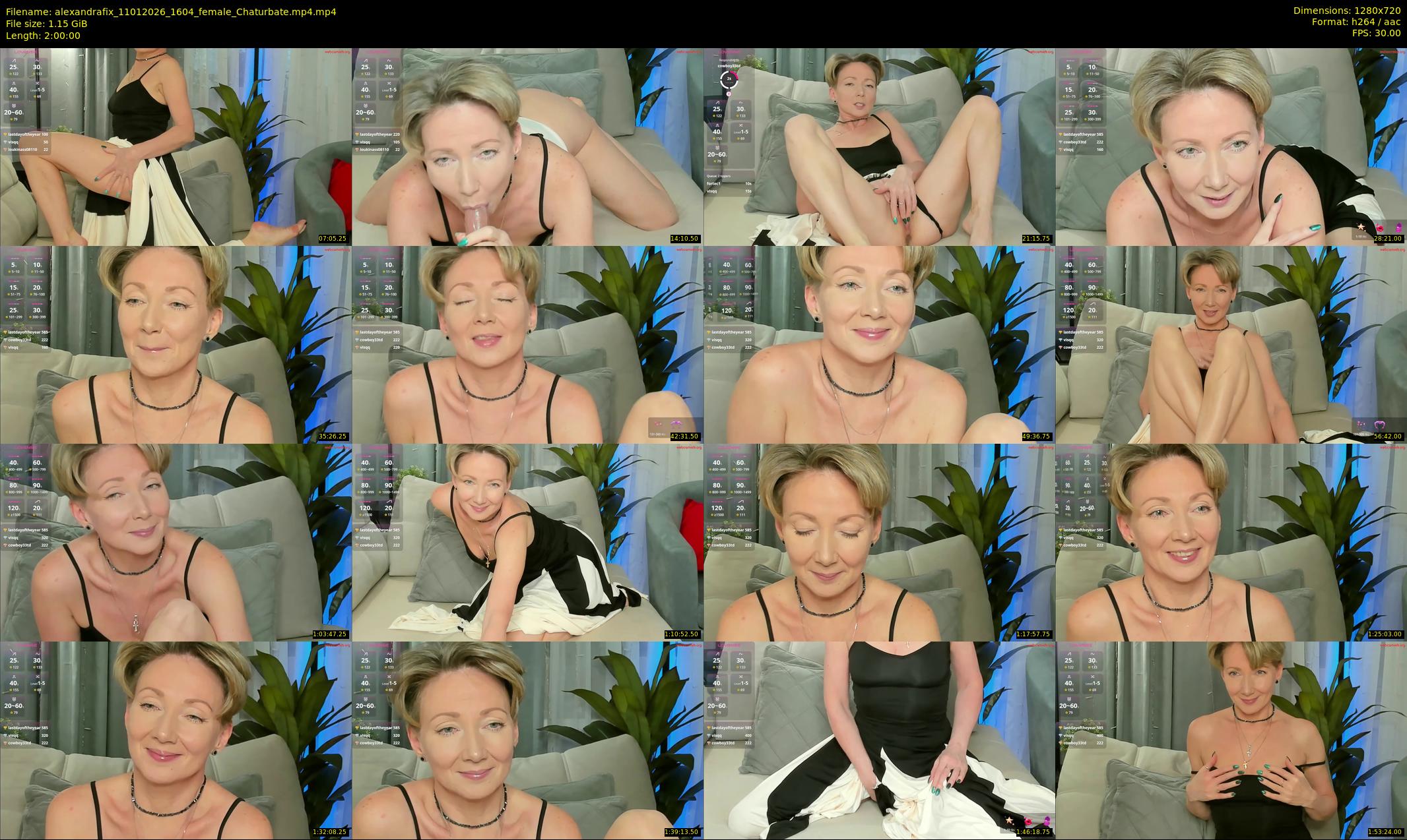 alexandrafix — 120 minute Chaturbate female cam show recording, 720p, Jan 11, 2026