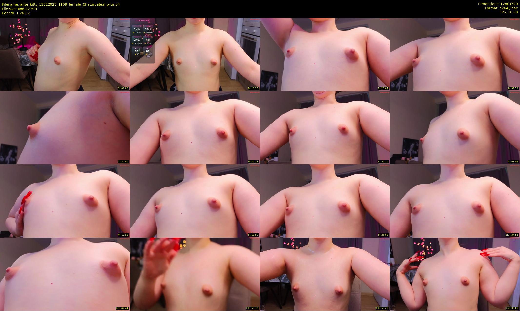 alise_kitty — 87 minute Chaturbate female cam show recording, 720p, Jan 11, 2026