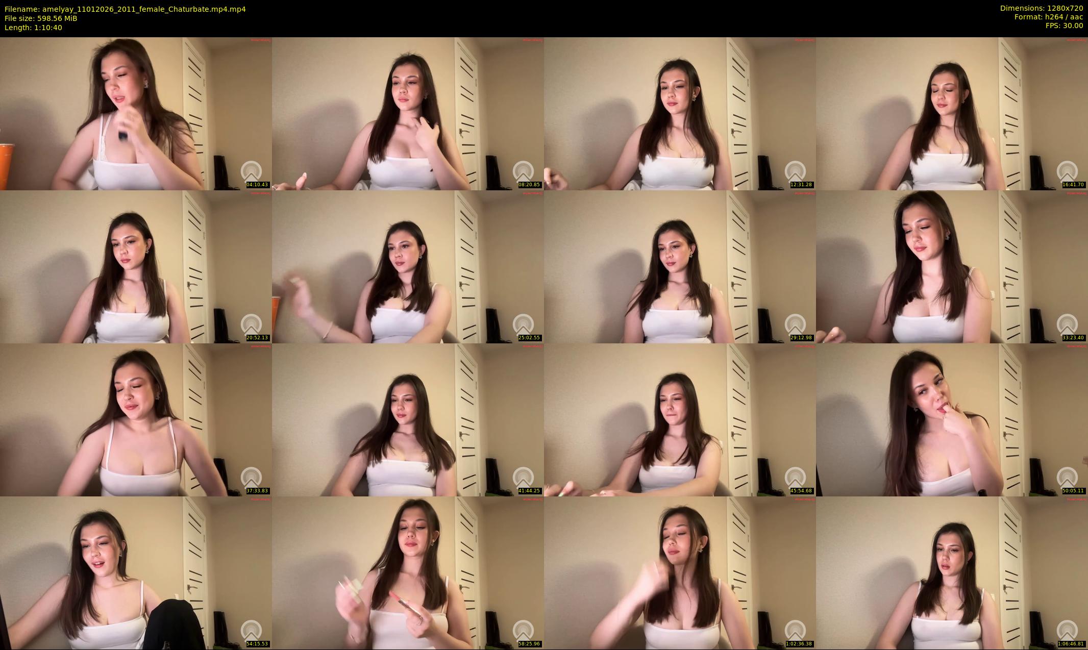 amelyay — 71 minute Chaturbate female cam show recording, 720p, Jan 11, 2026