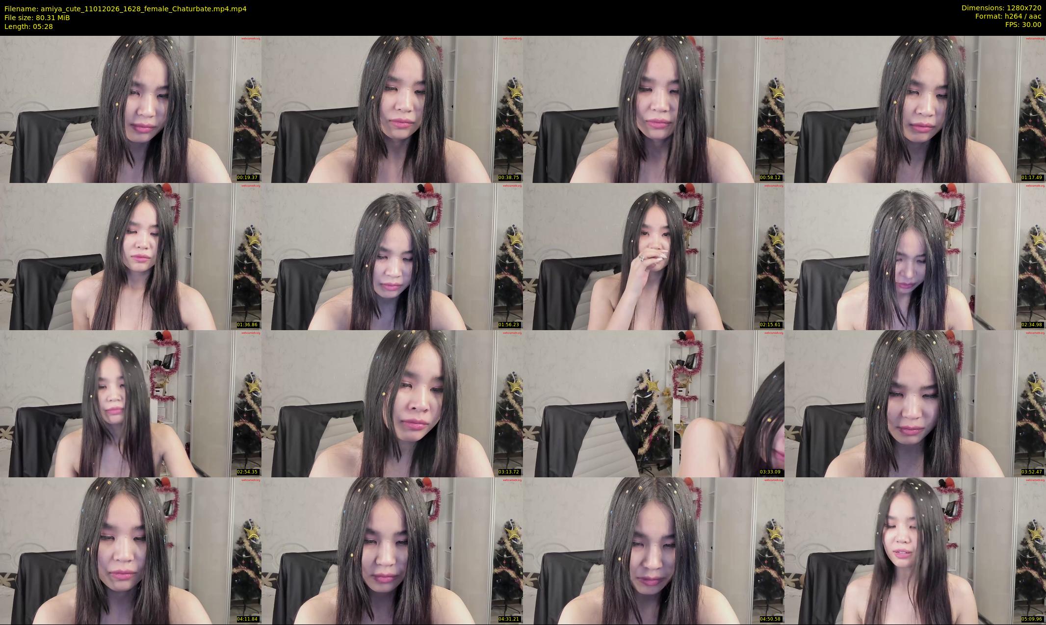 amiya_cute — 6 minute Chaturbate female cam show recording, 720p, Jan 11, 2026
