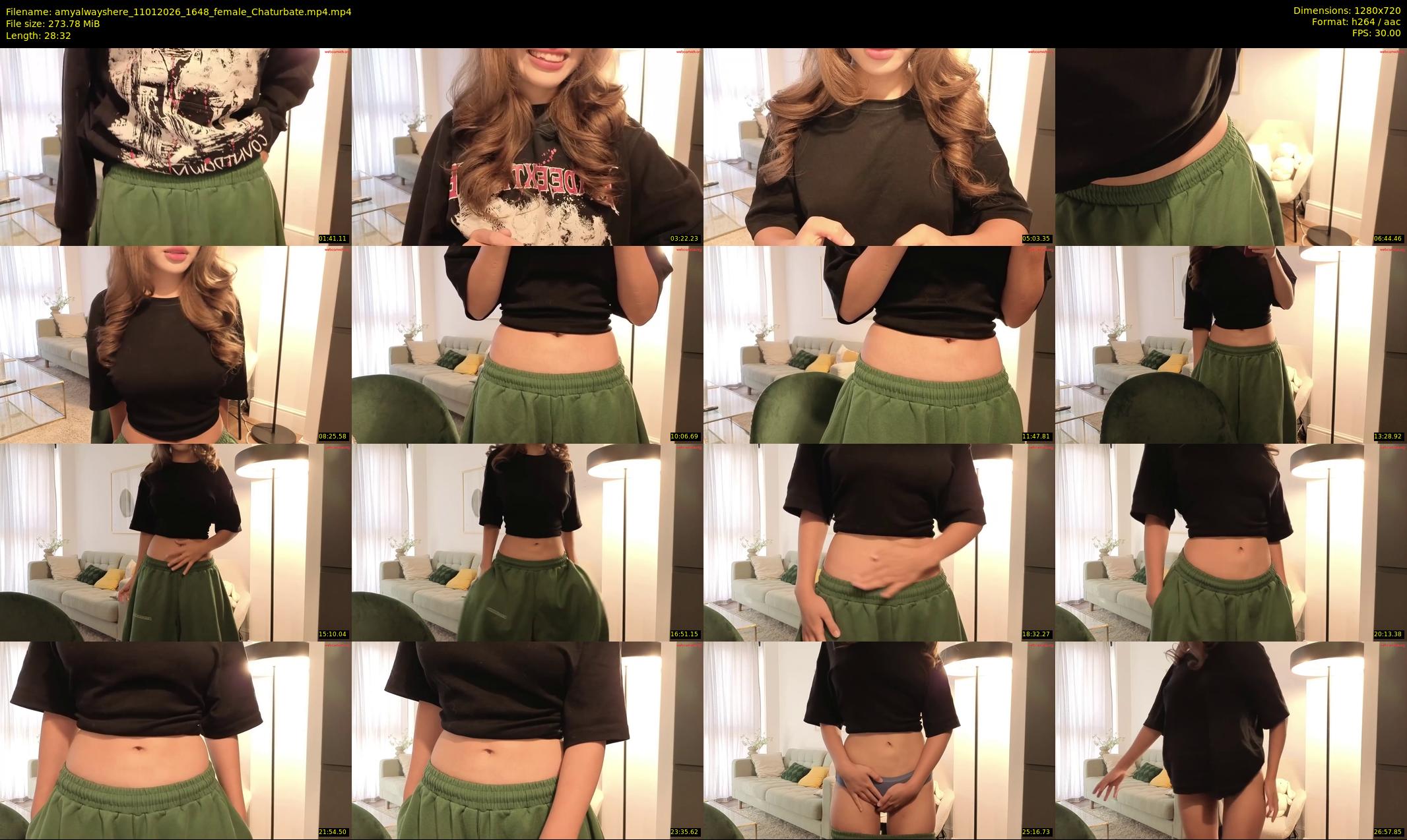 amyalwayshere — 29 minute Chaturbate female cam show recording, 720p, Jan 11, 2026