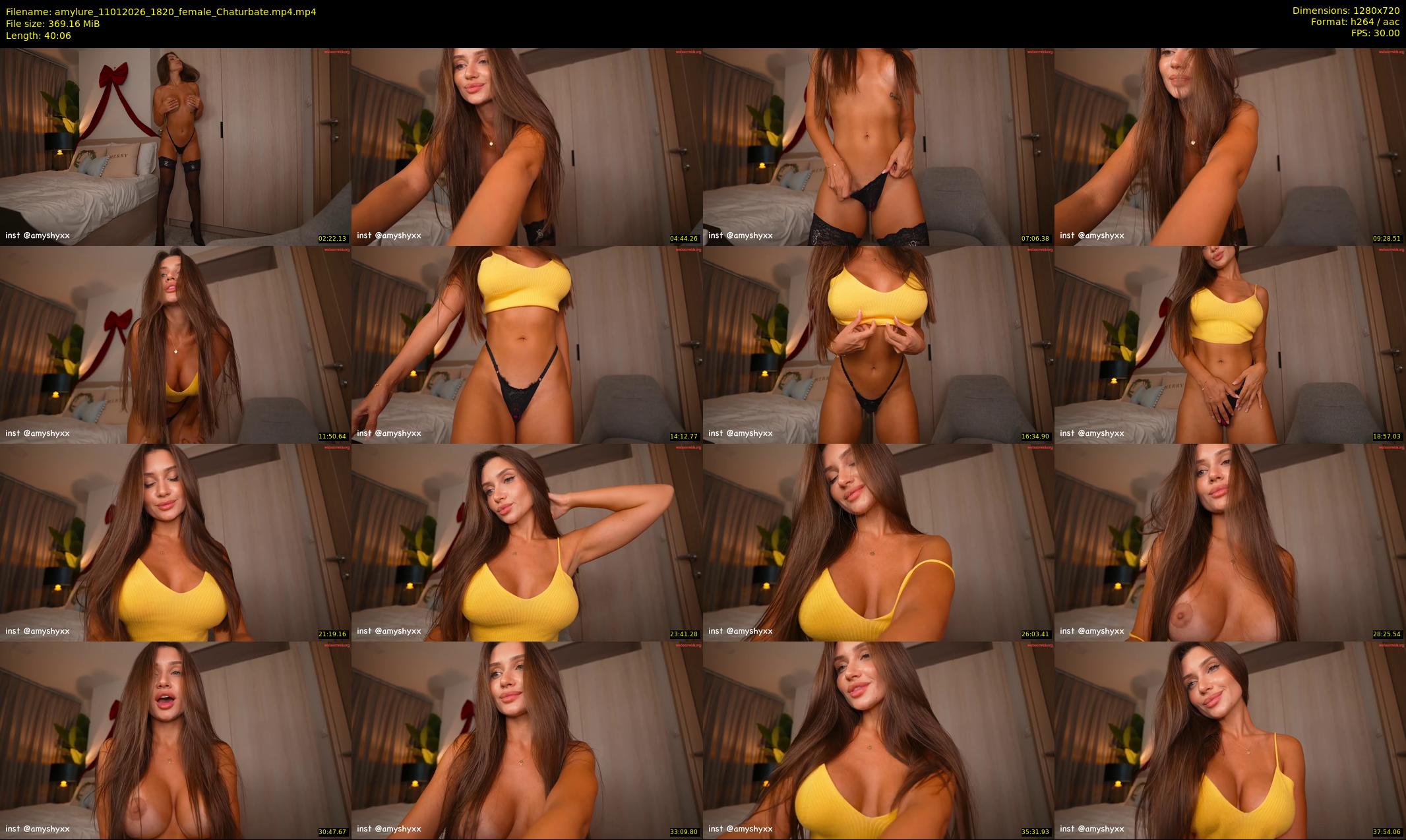 amylure — 41 minute Chaturbate female cam show recording, 720p, Jan 11, 2026