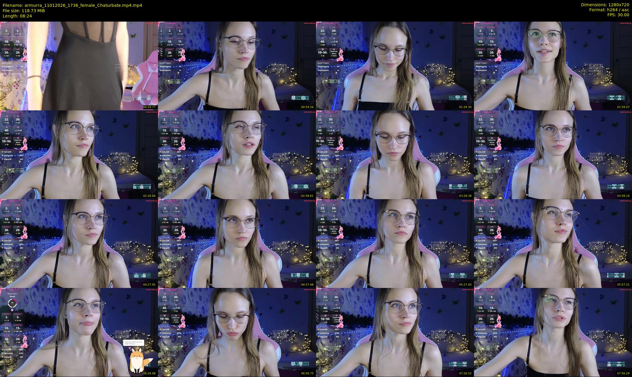 armurra — 9 minute Chaturbate female cam show recording, 720p, Jan 11, 2026