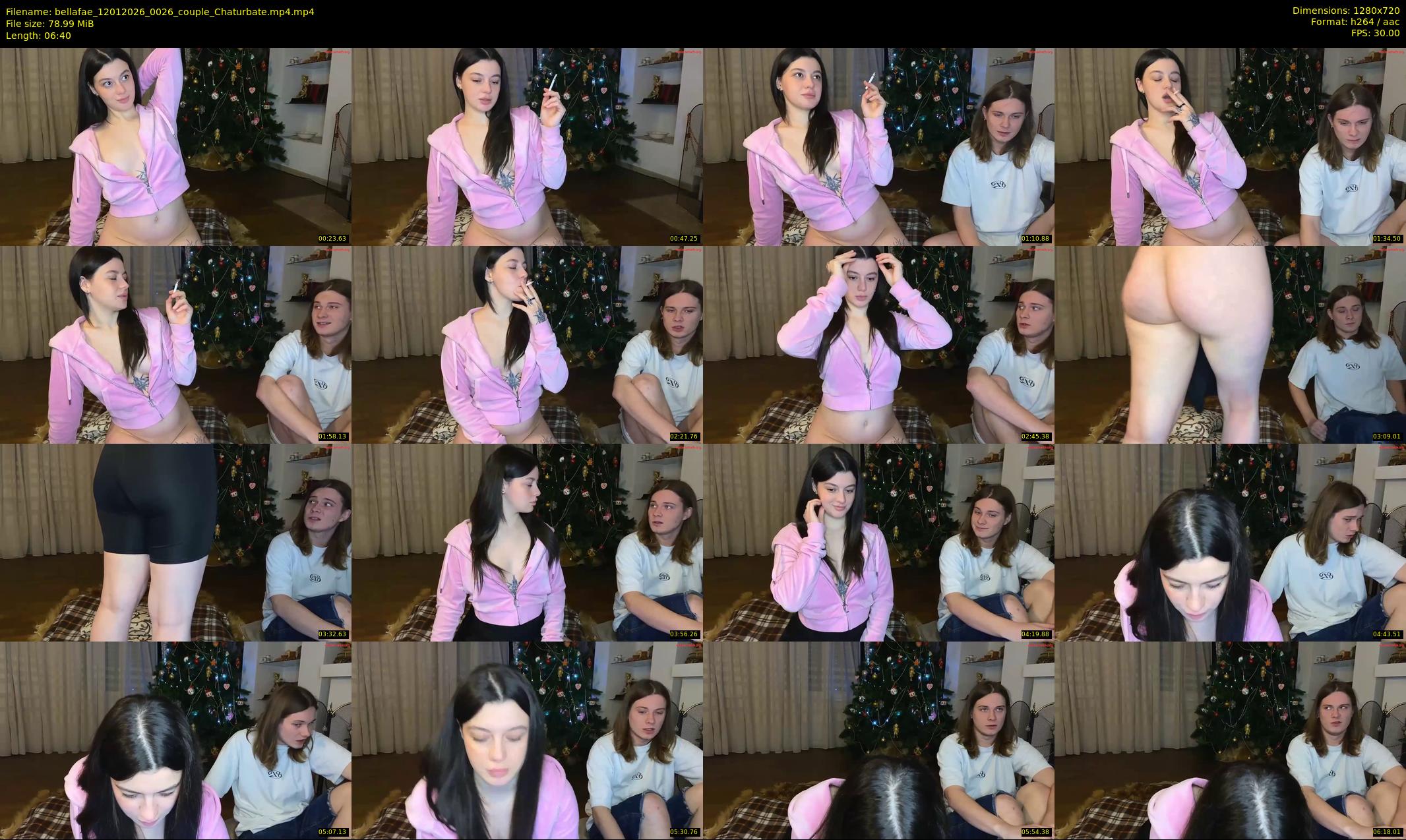 bellafae — 7 minute Chaturbate couple cam show recording, 720p, Jan 12, 2026