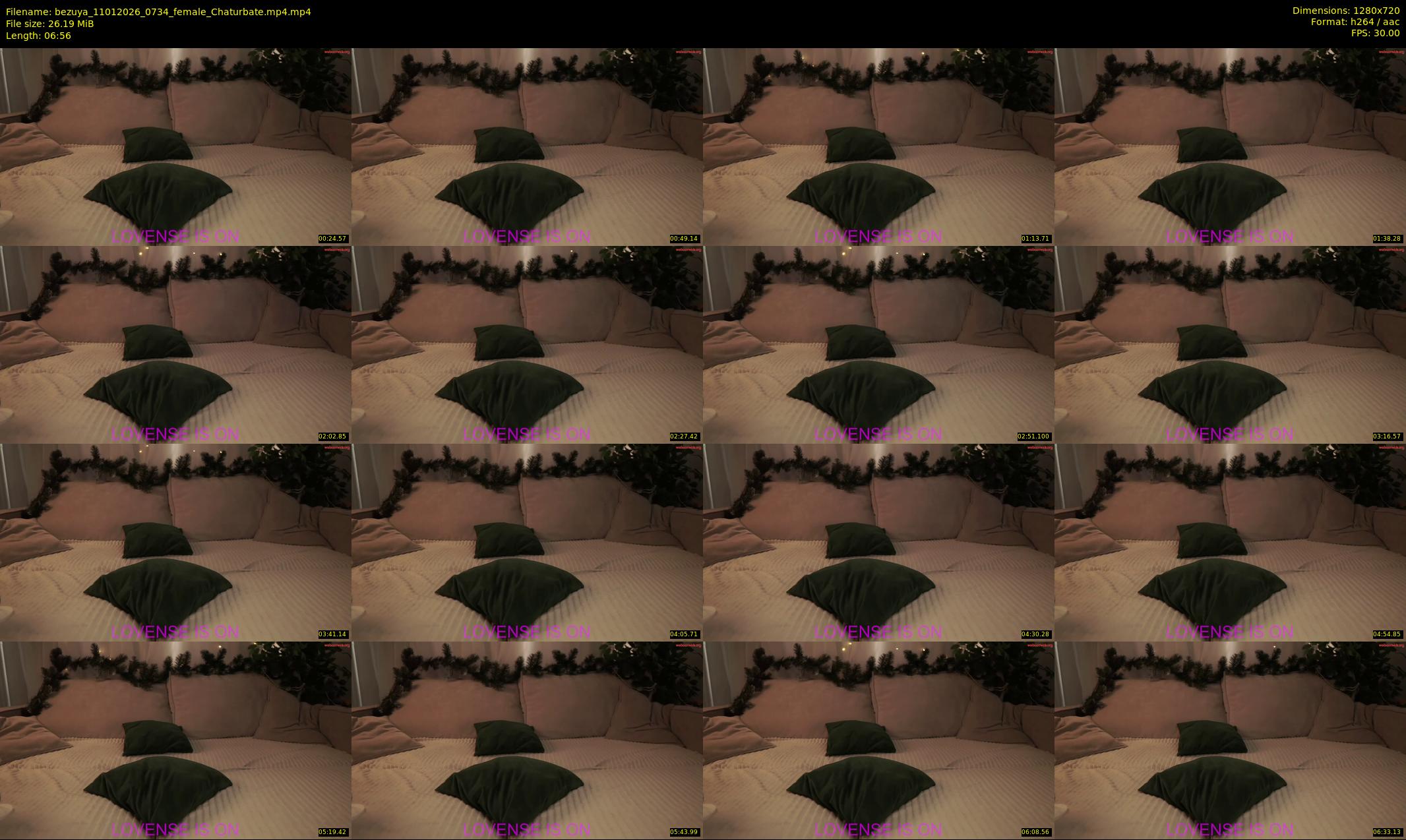 bezuya — 7 minute Chaturbate female cam show recording, 720p, Jan 11, 2026