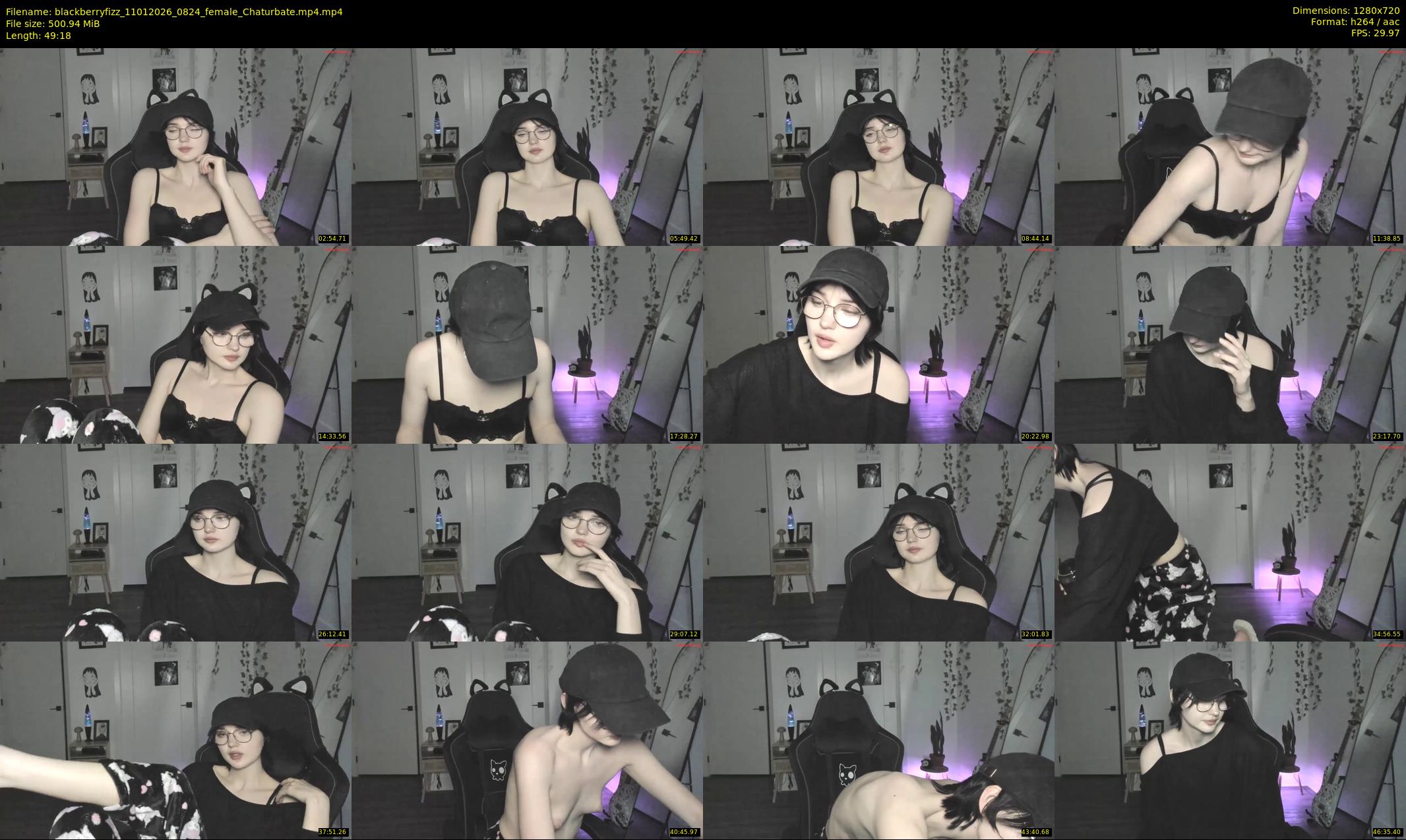 blackberryfizz — 50 minute Chaturbate female cam show recording, 720p, Jan 11, 2026
